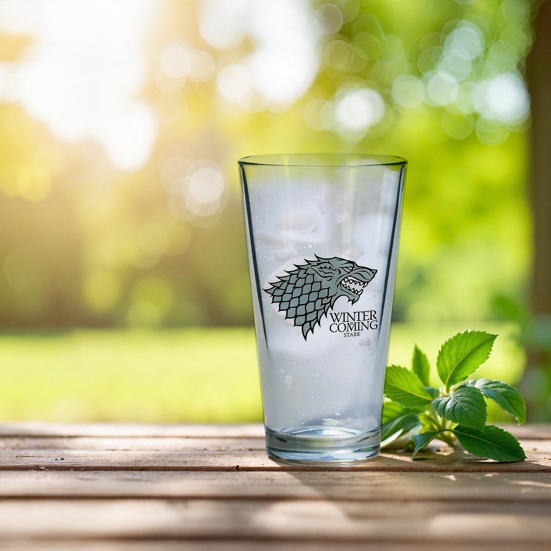 Game Of Thrones Pint Glass Set Of 2 Stark & Baratheon