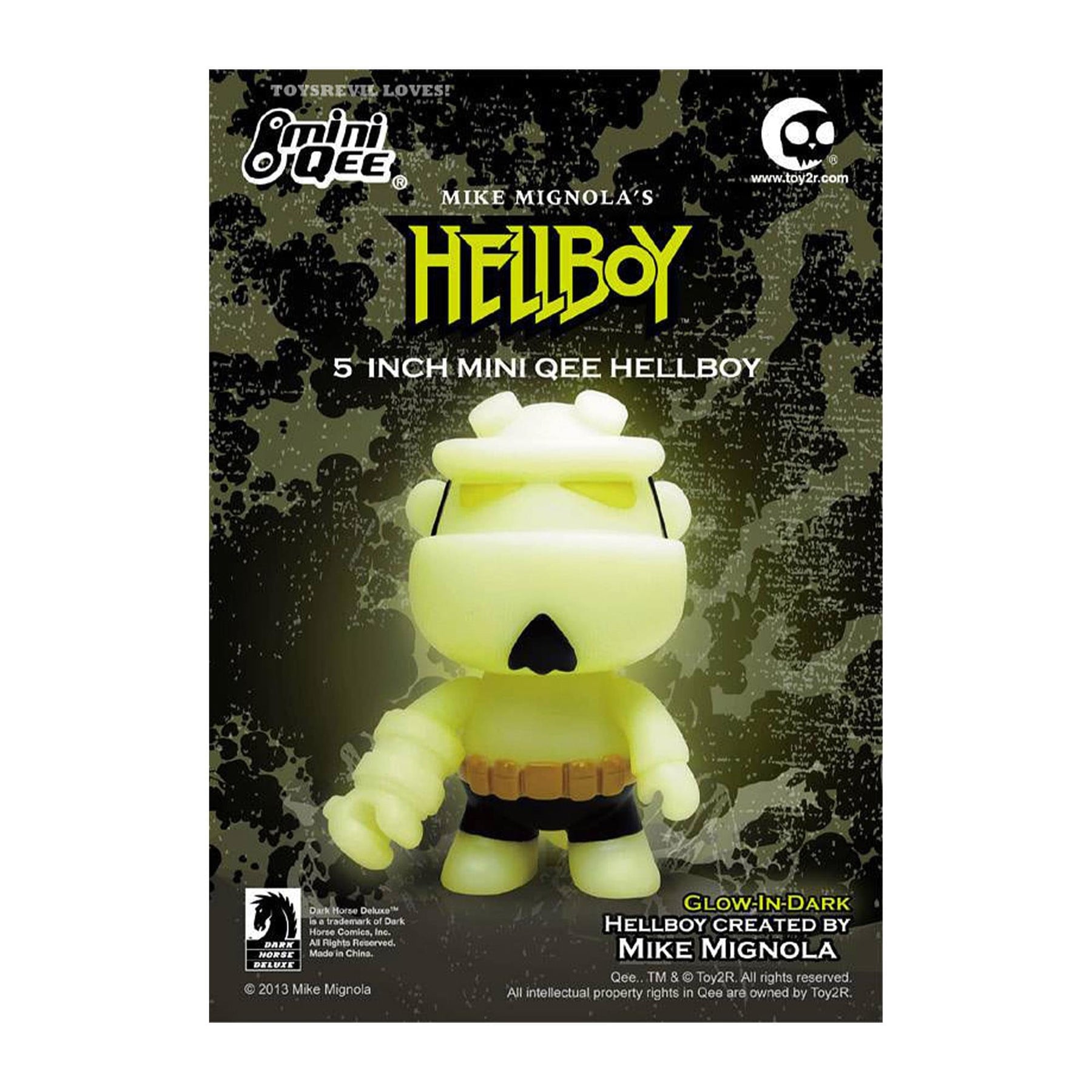 Hellboy 5" Mini Qee Figure Glow In The Dark