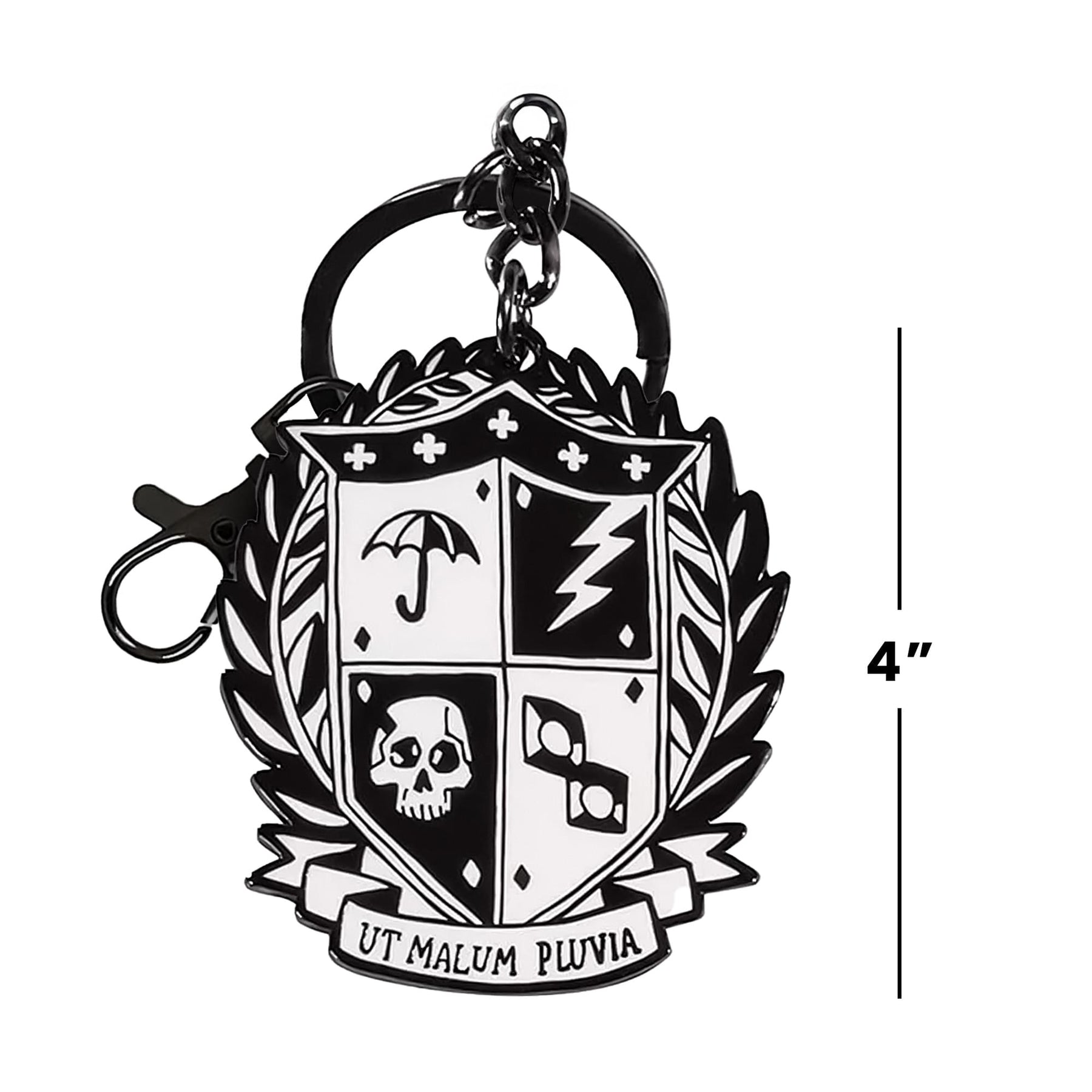 Umbrella Academy School Crest 2 Inch Enamel Keychain