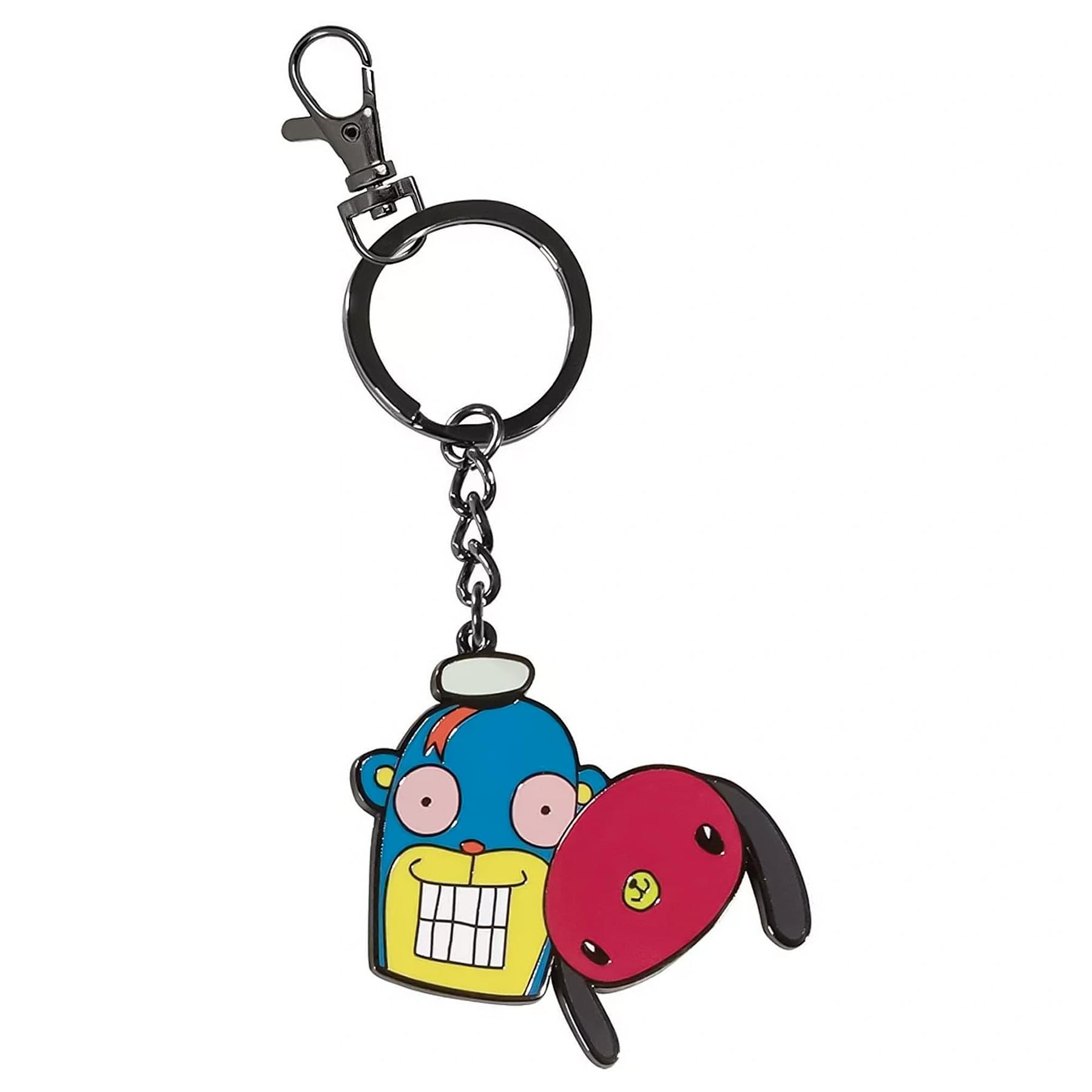 Umbrella Academy Hazel and Cha Cha 2.5 Inch Enamel Keychain