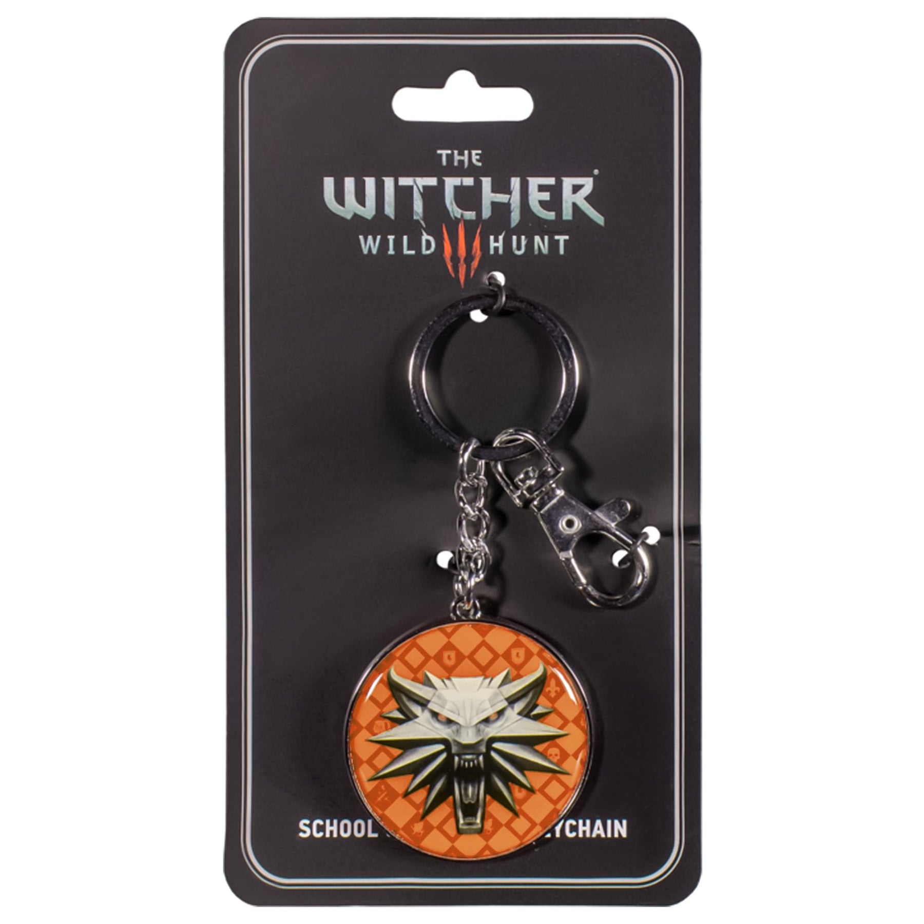 The Witcher 3 Wild Hunt Enamel Keychain | School of the Wolf