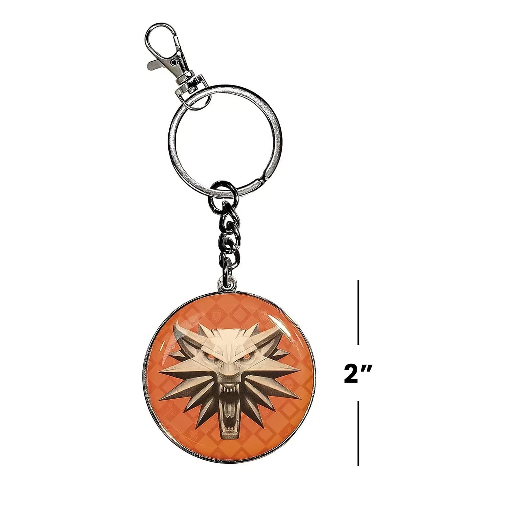 The Witcher 3 Wild Hunt Enamel Keychain | School of the Wolf