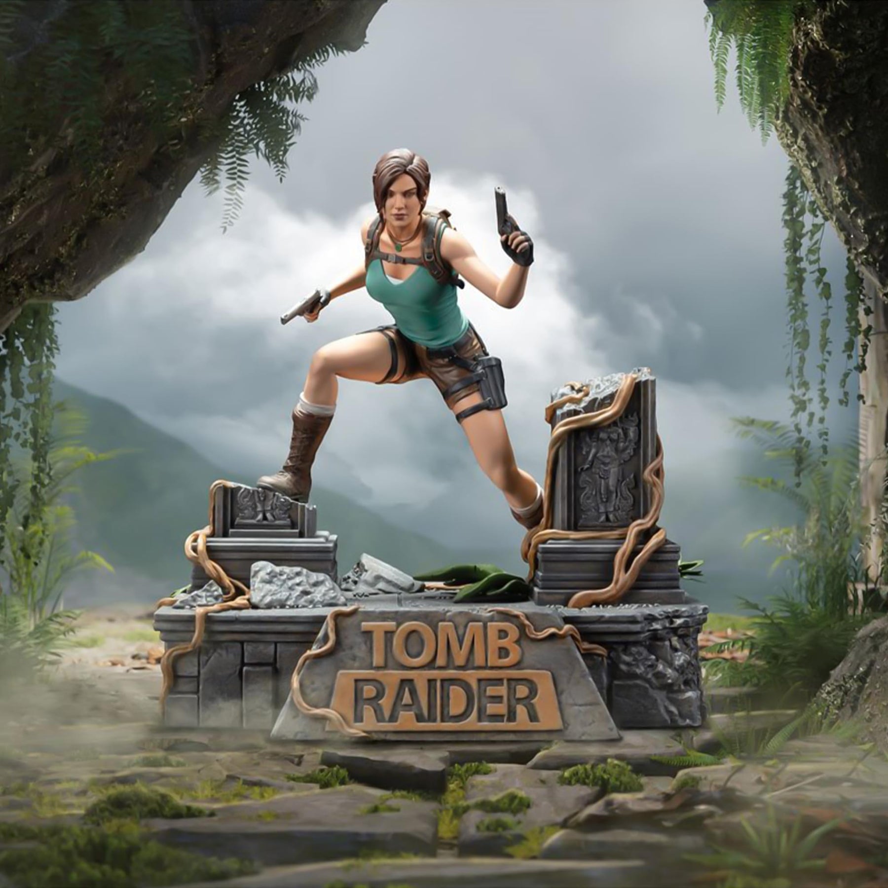 Tomb Raider Deluxe Lara Croft 9 Inch PVC Statue