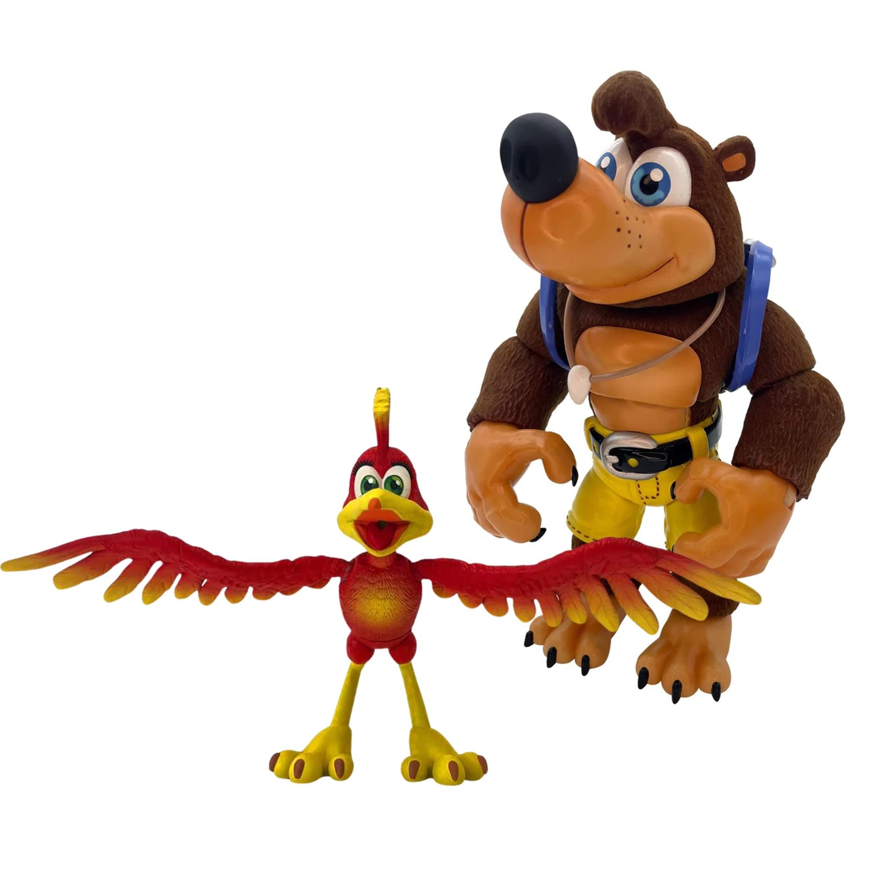 Banjo-Kazooie Flocked Banjo and Kazooie Action Figure 2-Pack | Limited Edition