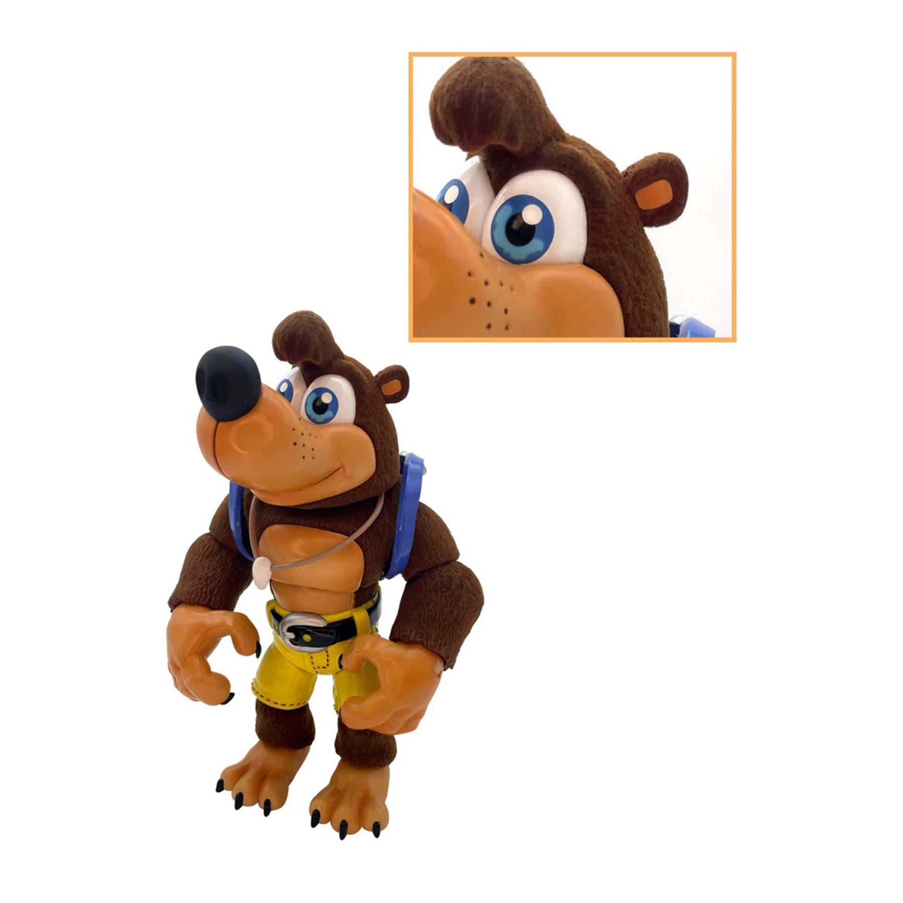 Banjo-Kazooie Flocked Banjo and Kazooie Action Figure 2-Pack | Limited Edition