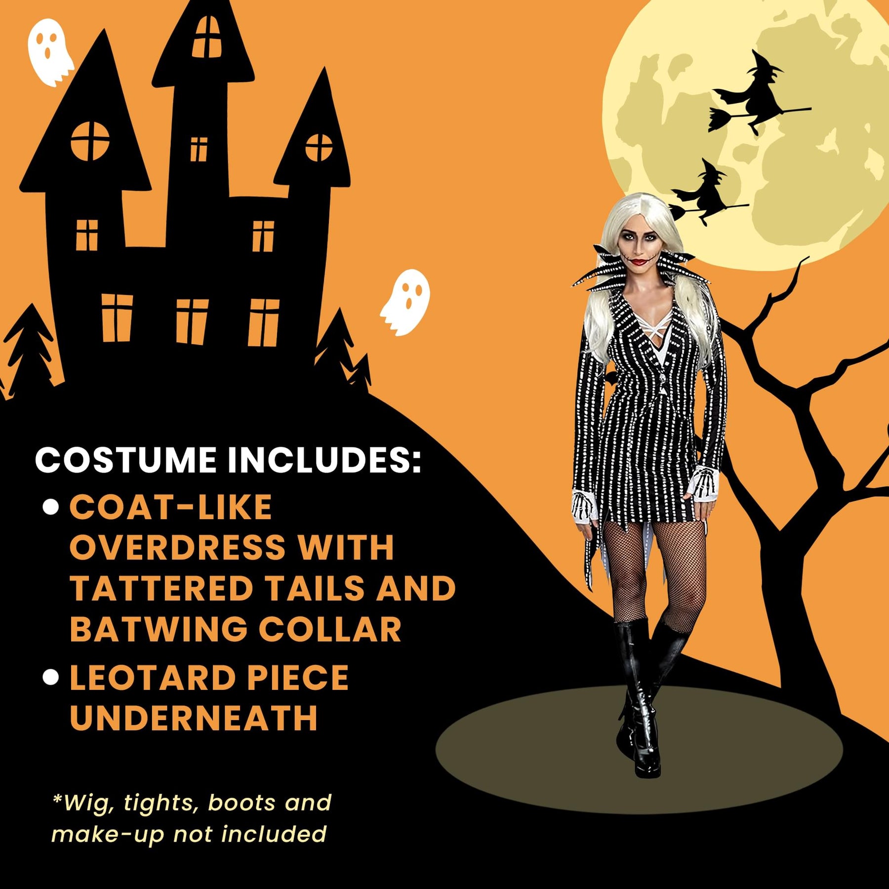 Madame Skeleton Adult Costume