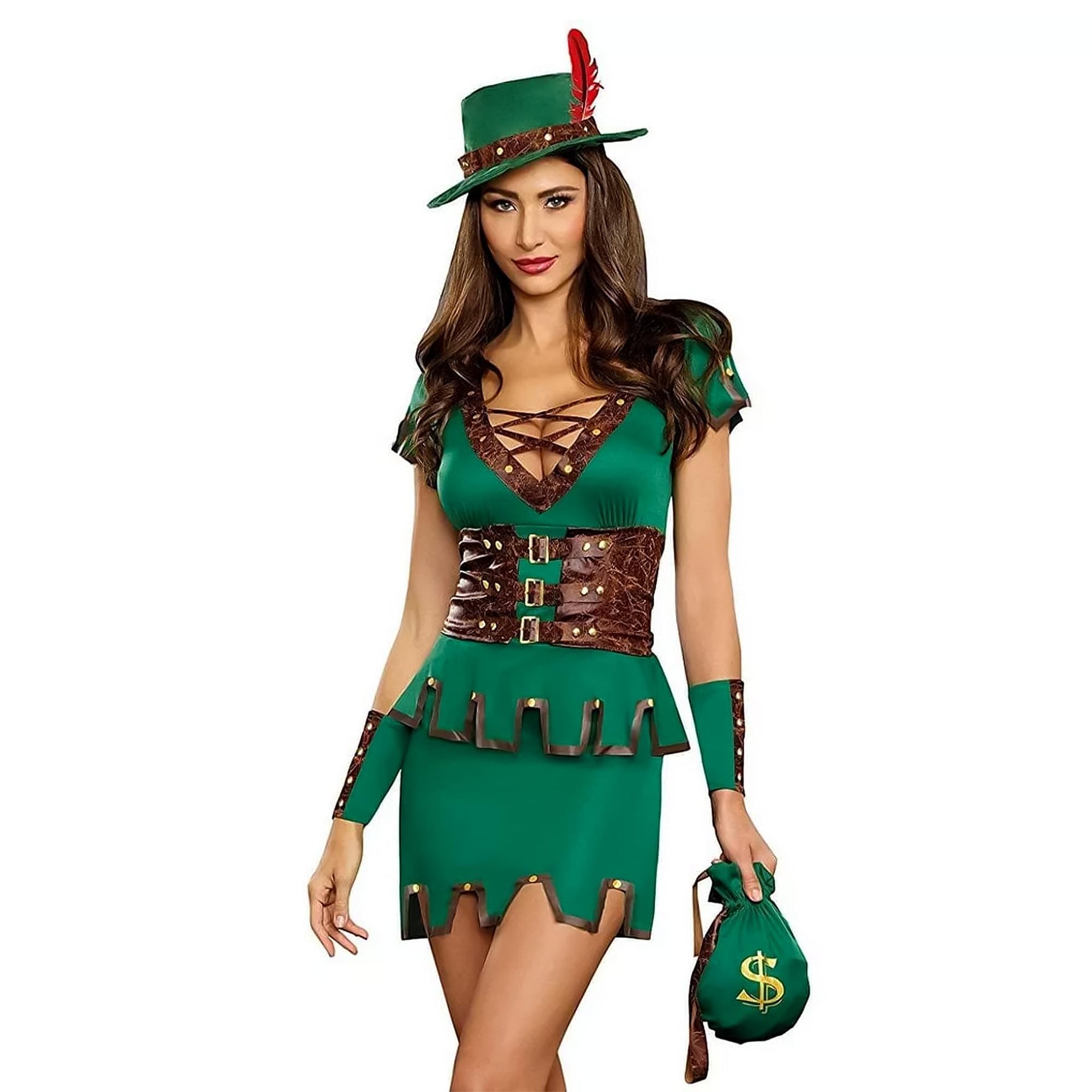 Robbin' Da Hood Women's Costume - Green