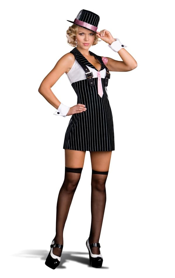 Dirty Sexy Money Gangster Girl Costume Adult
