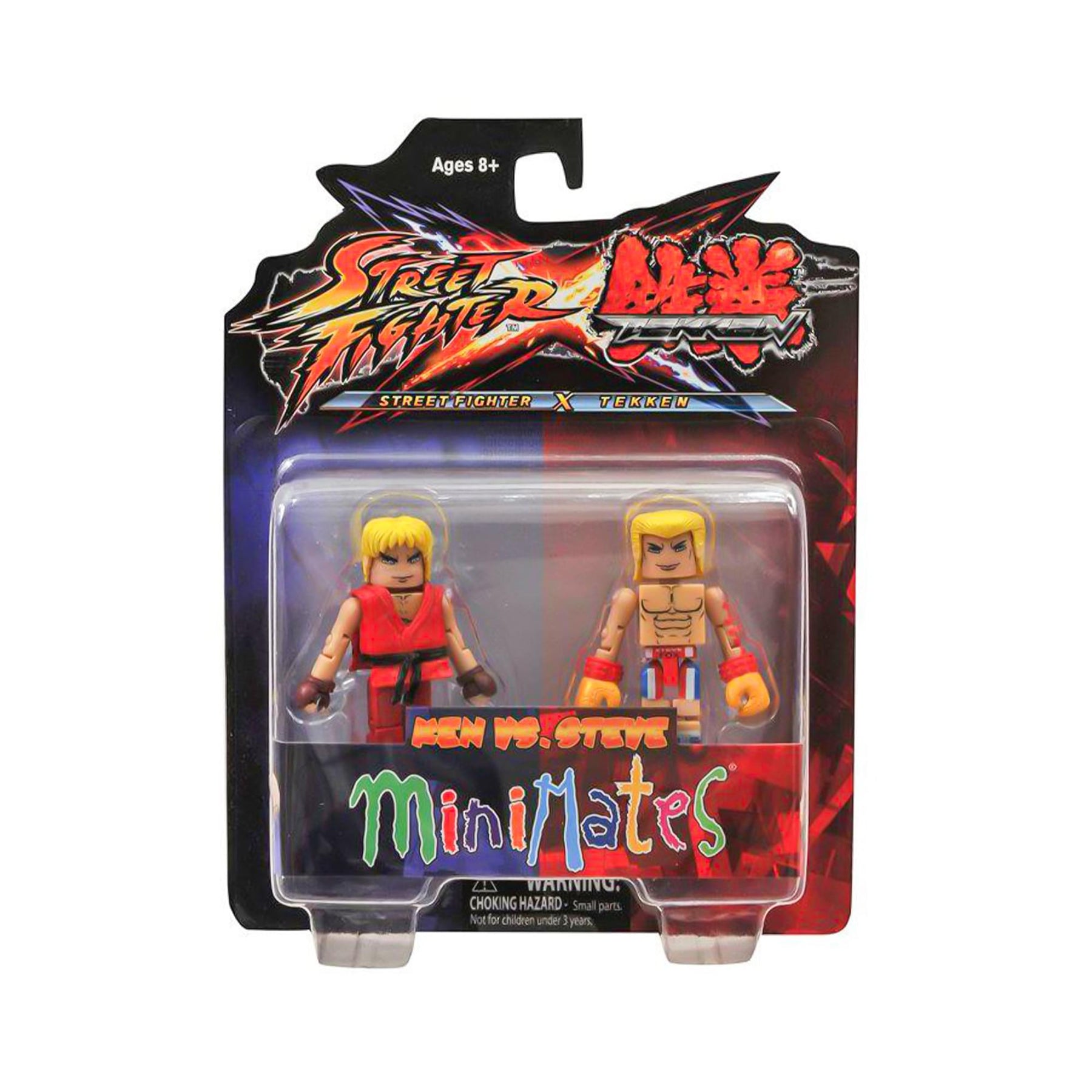 Street Fighter X Tekken Minimates Figure 2 Pack Ken vs Steve
