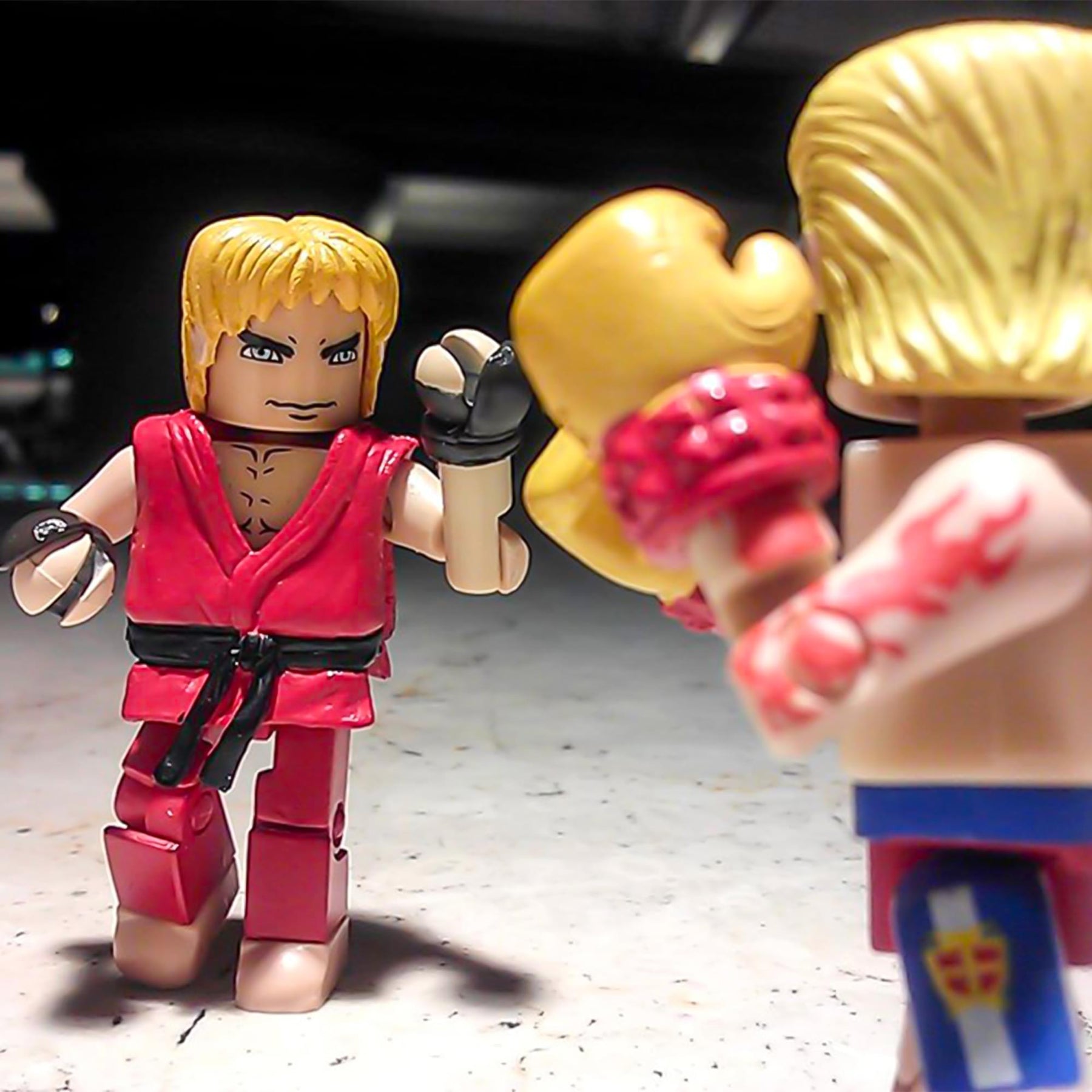 Street Fighter X Tekken Minimates Figure 2 Pack Ken vs Steve
