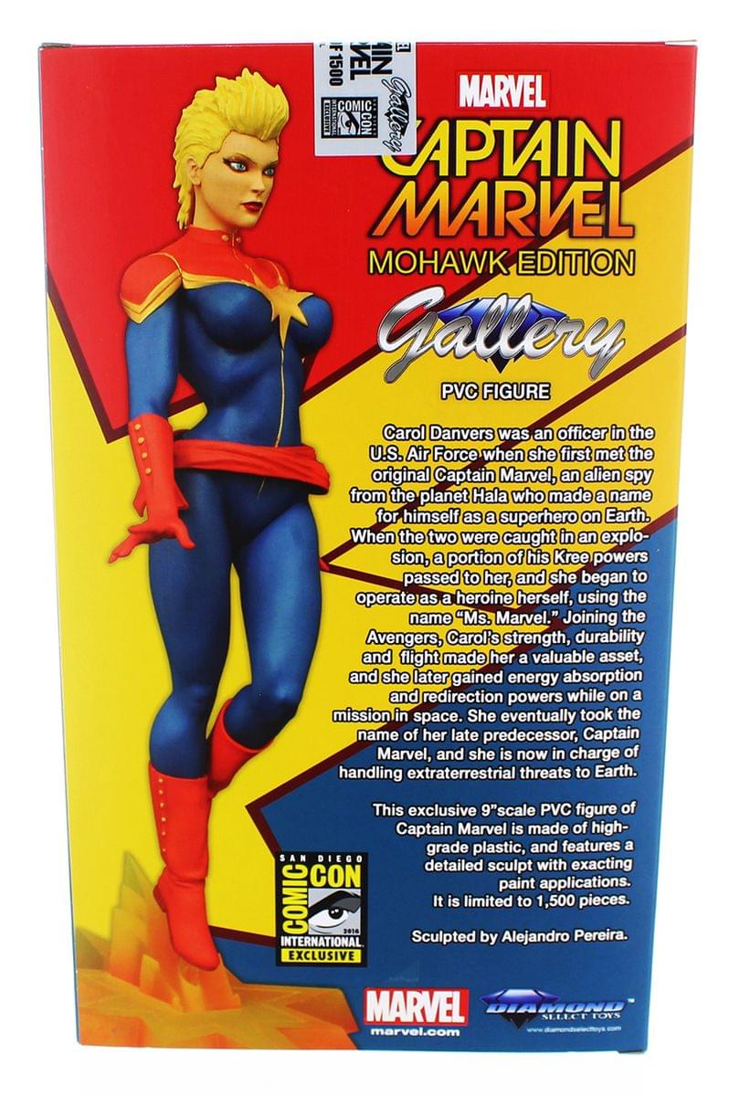 Marvel Gallery Captain Marvel Mohawk Edition 9" PVC Figure (SDCC Exclusive)