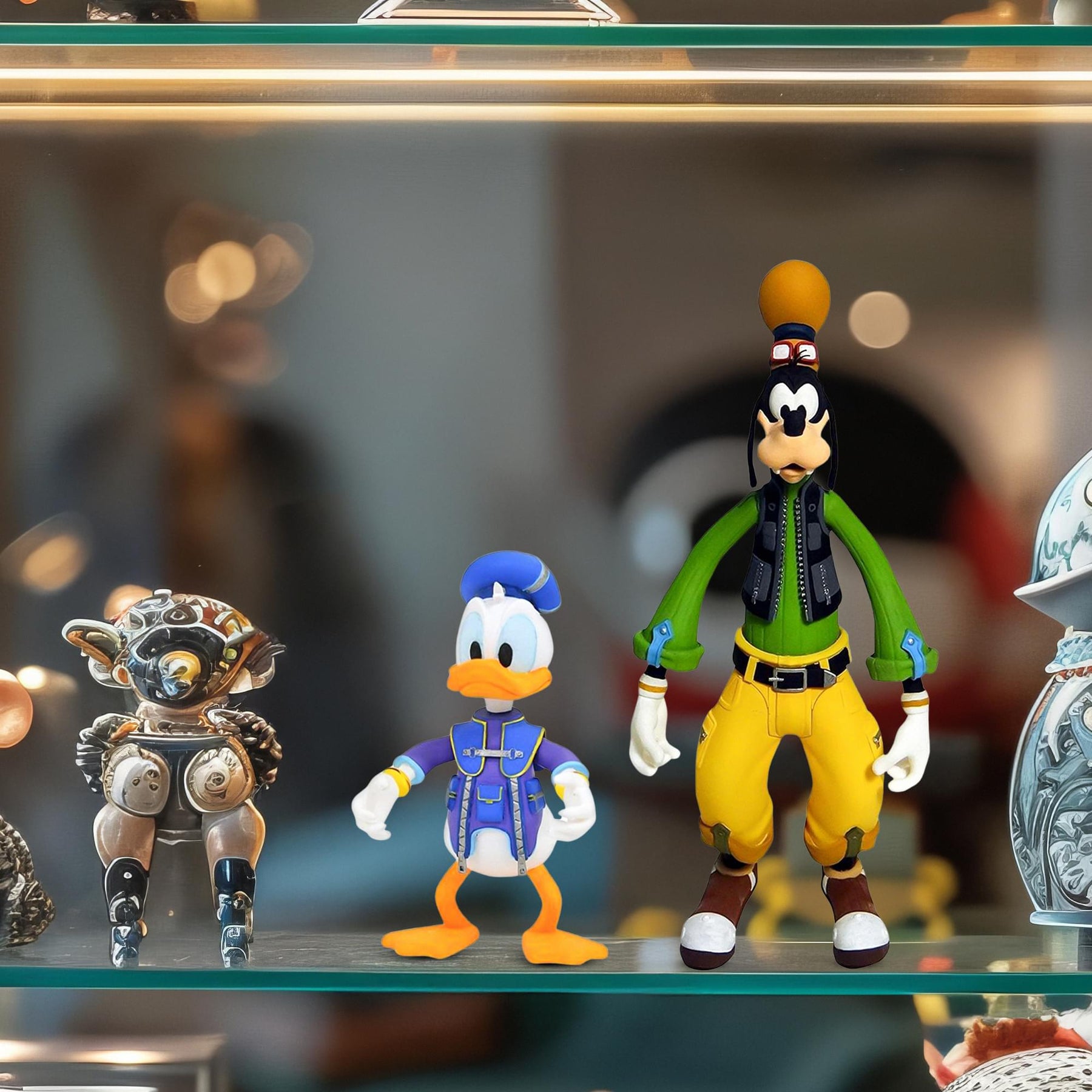 Kingdom Hearts 3 Select Action Figure 2-Pack | Goofy & Donald
