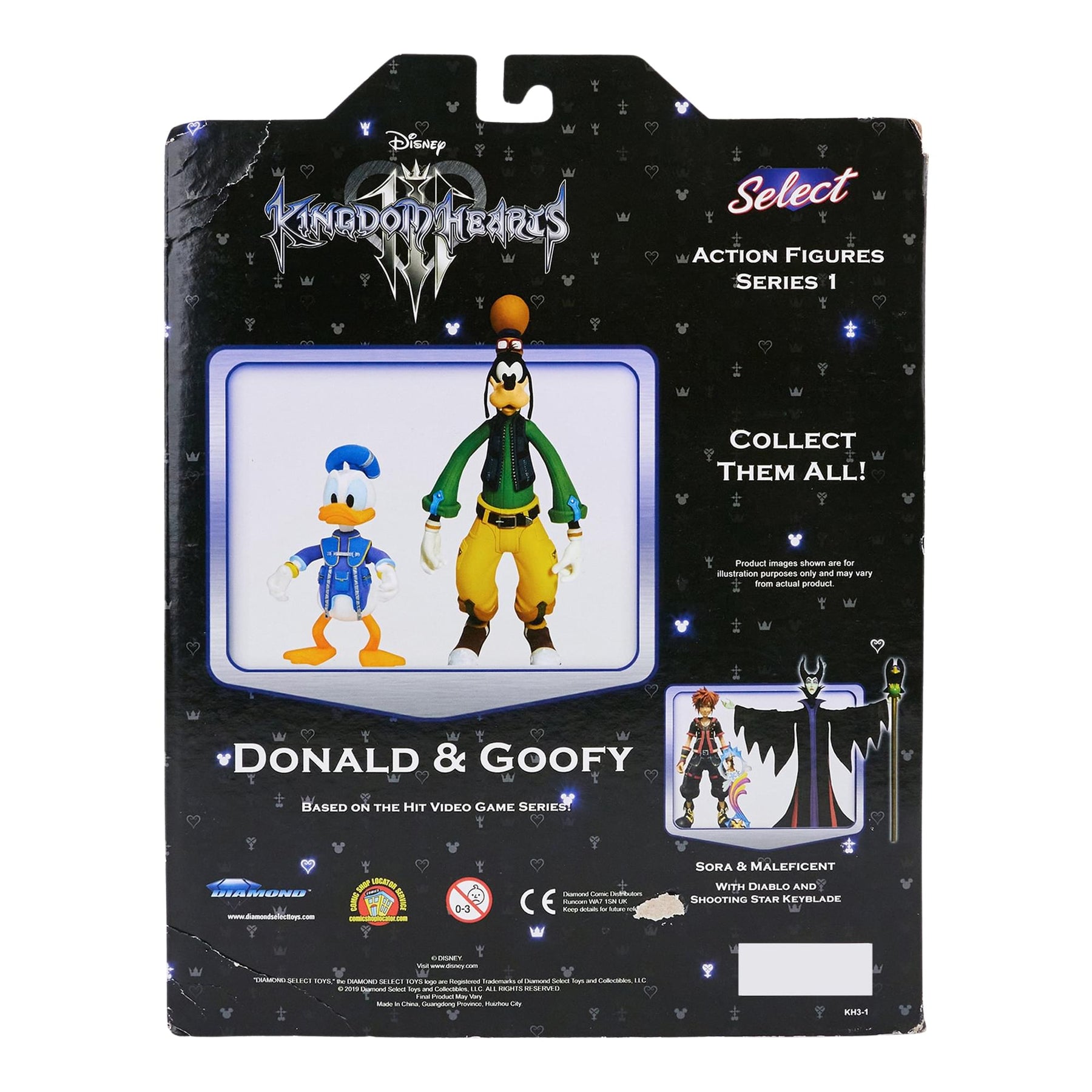 Kingdom Hearts 3 Select Action Figure 2-Pack | Goofy & Donald