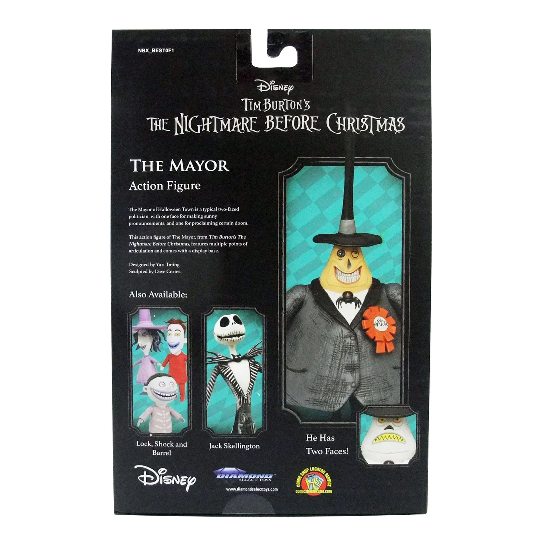 Nightmare Before Christmas Best Of Series 1 Mayor Action Figure