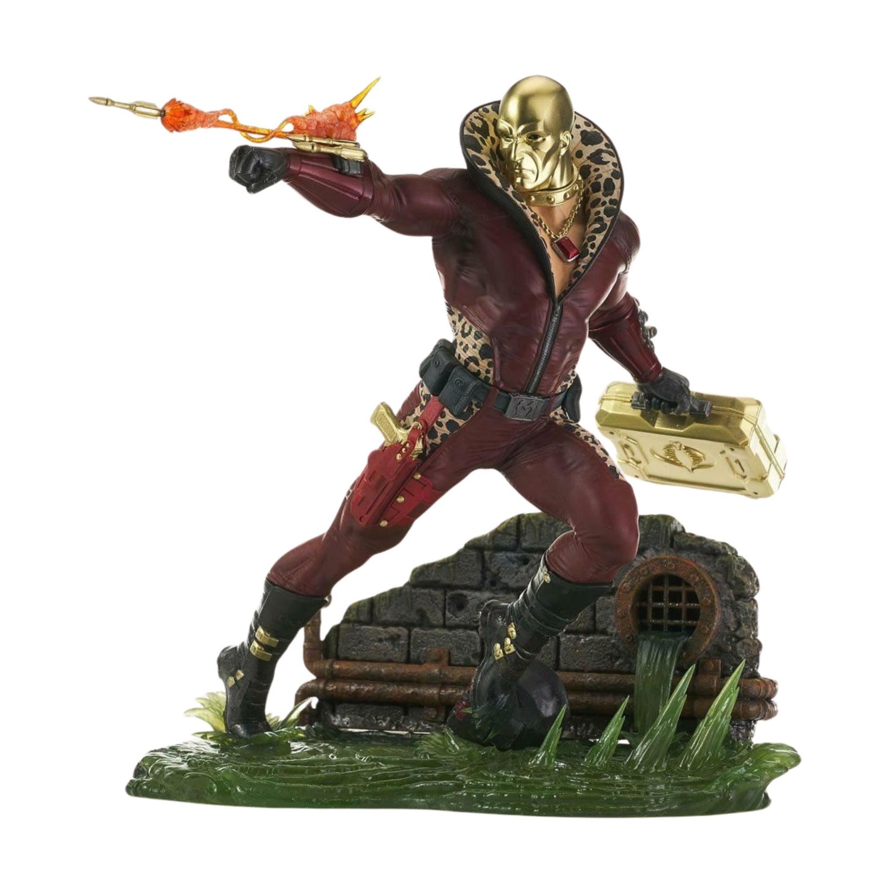 GI Joe Gallery Profit Director Destro 10 Inch PVC Statue