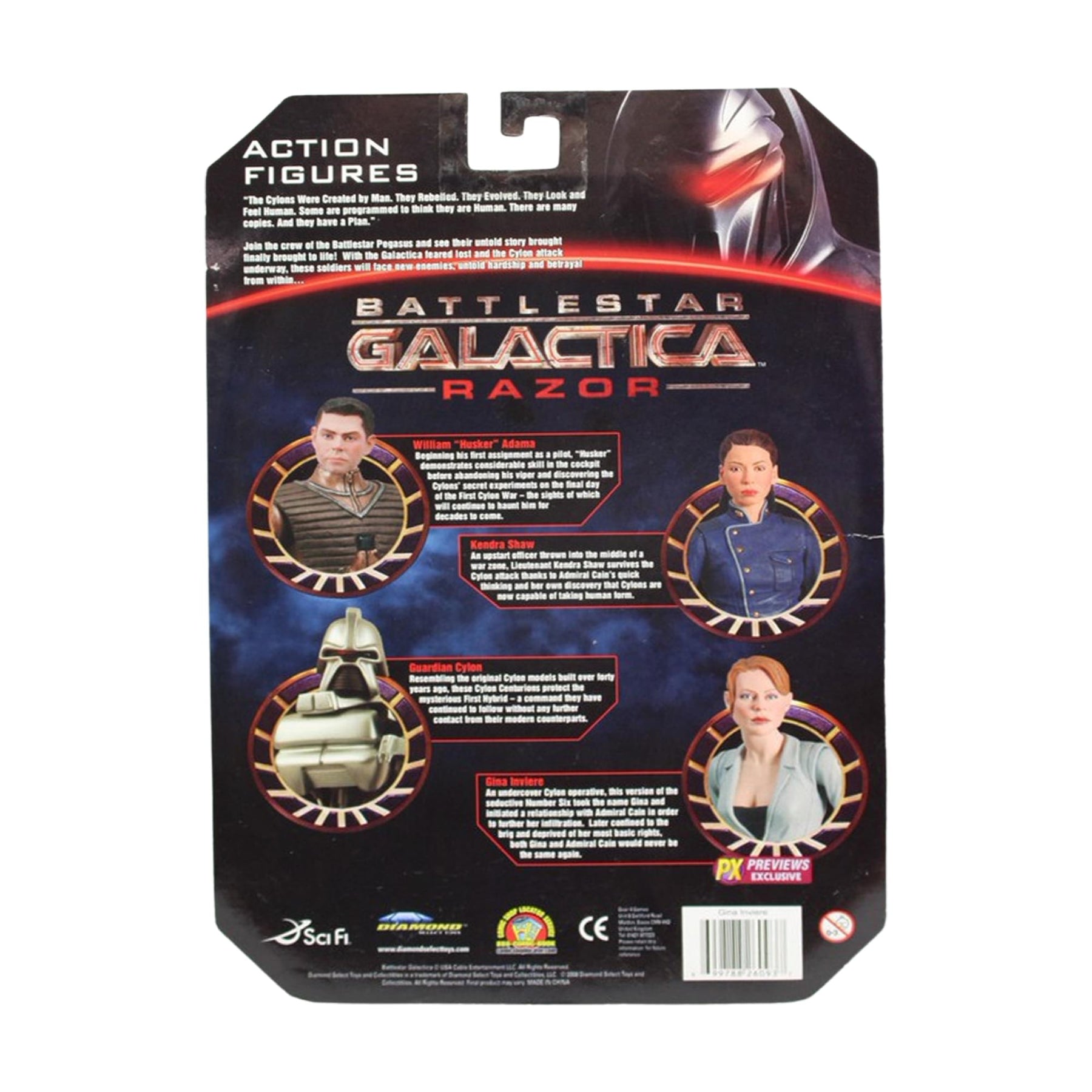 Diamond Select Battlestar Galactica Razor Gina Inviere Exclusive Action Figure