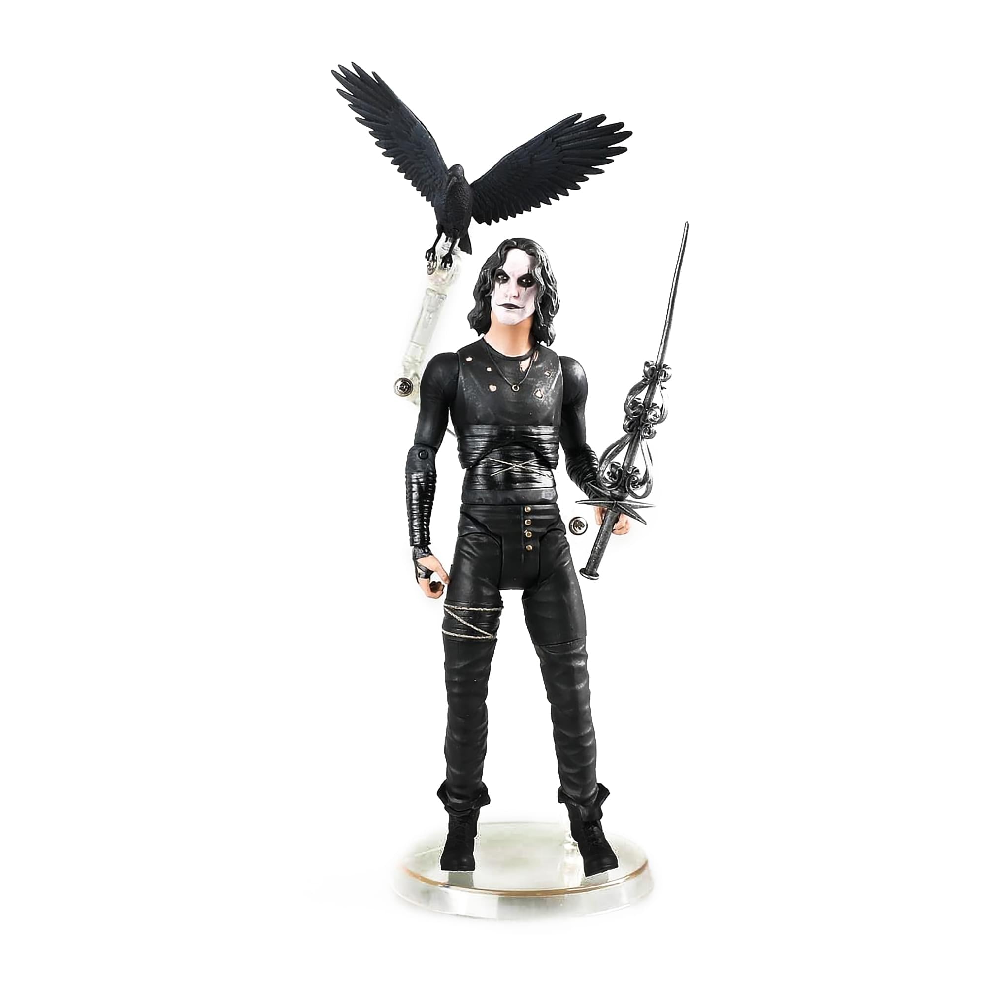 The Crow エリック・ドレイヴン アクションフィギュア The Crow Eric Draven Deluxe 7 Inch Action Figure | Free Shipping