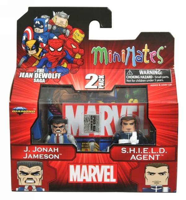 Marvel Minimates Series 43 The Jean Dewolff Saga J. Jonah Jameson & S.H.I.E.L.D. Agent