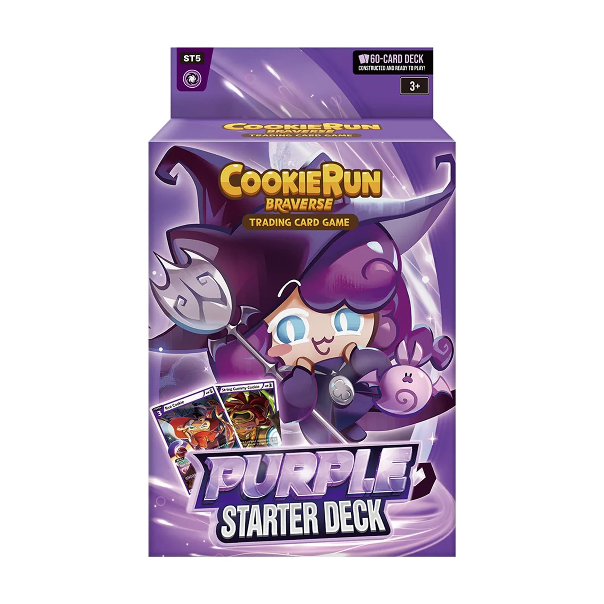 CookieRun TCG: Starter Deck Purple | 60 Cards | Free Shipping
