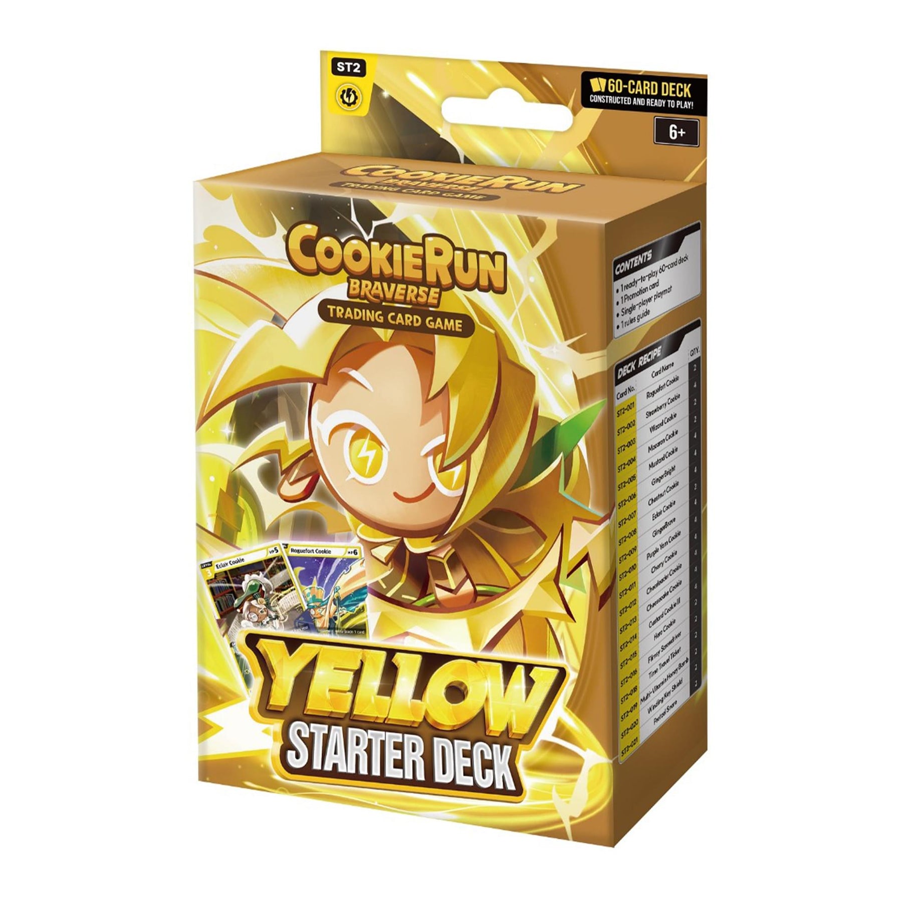 CookieRun TCG: Starter Deck Yellow | 60 Cards