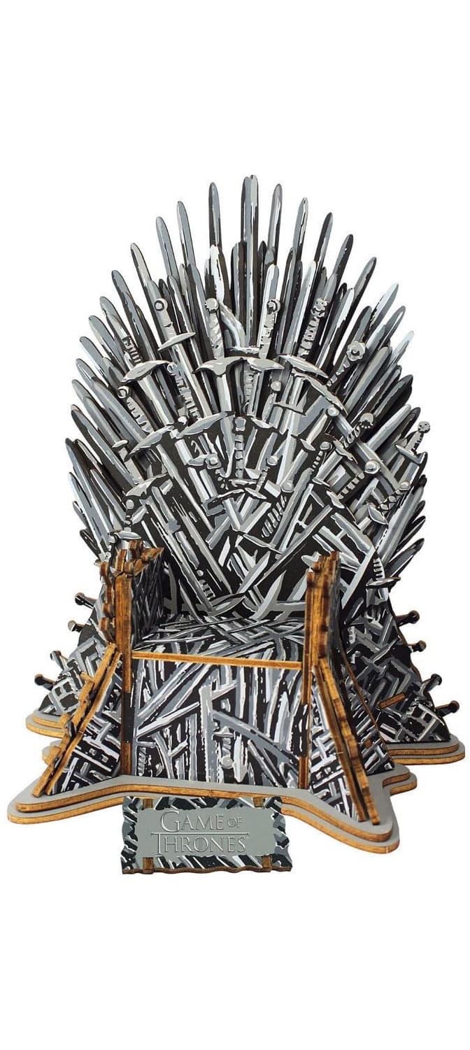 game of thrones iron throne 3d puzzle