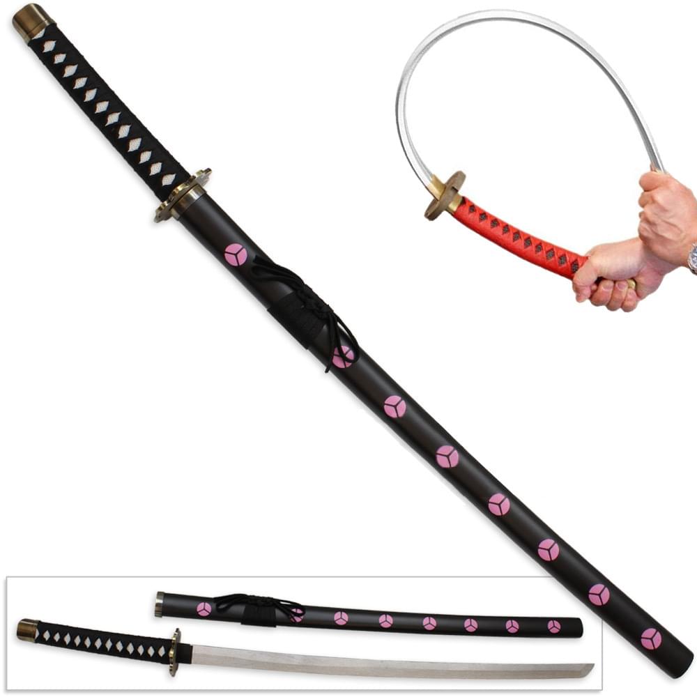 One Piece 39" Foam Sword Replica: Roronoa Zoro's O Wazamono (Pink Logo)