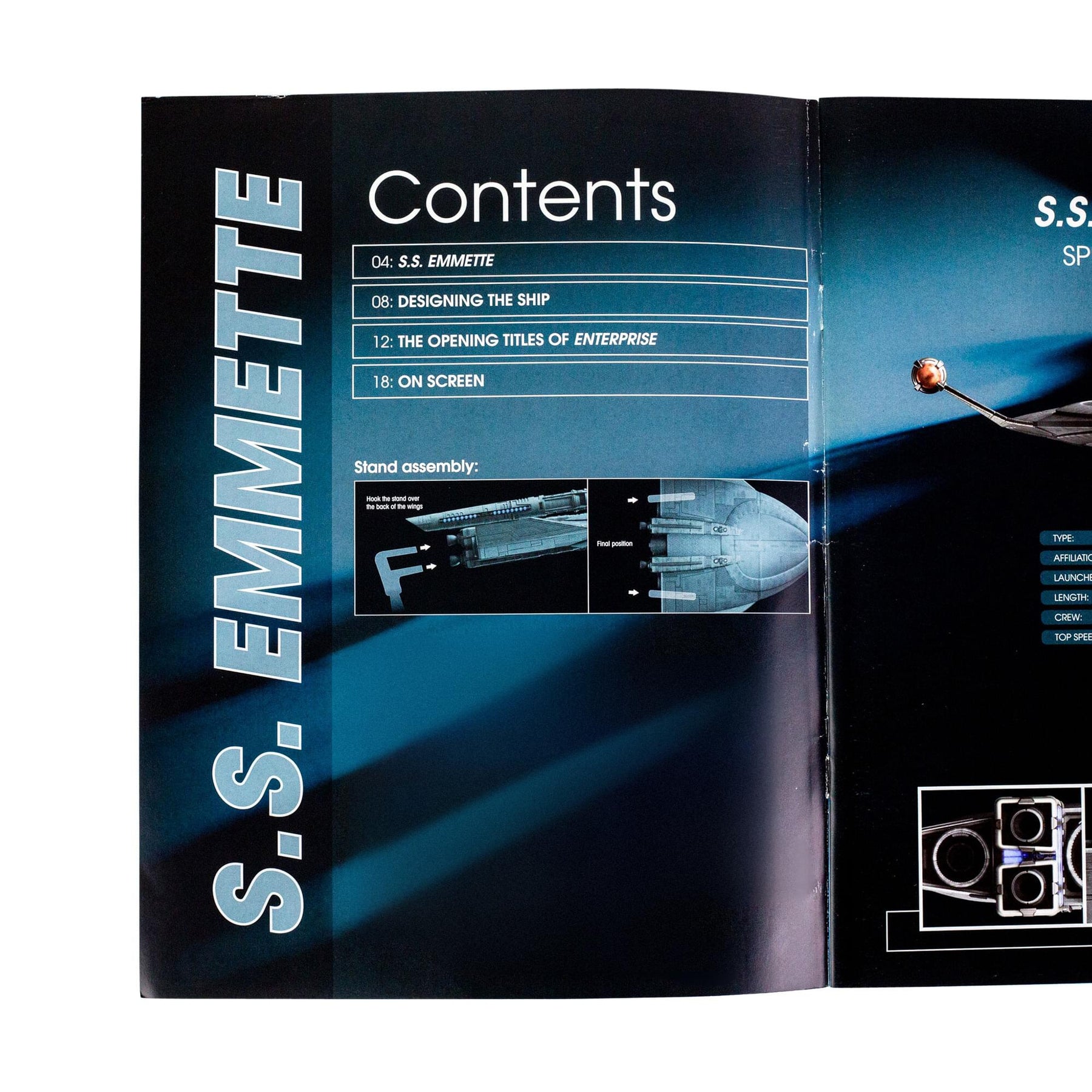 Eaglemoss Star Trek Starships SS Emmette Magazine | Issue #124