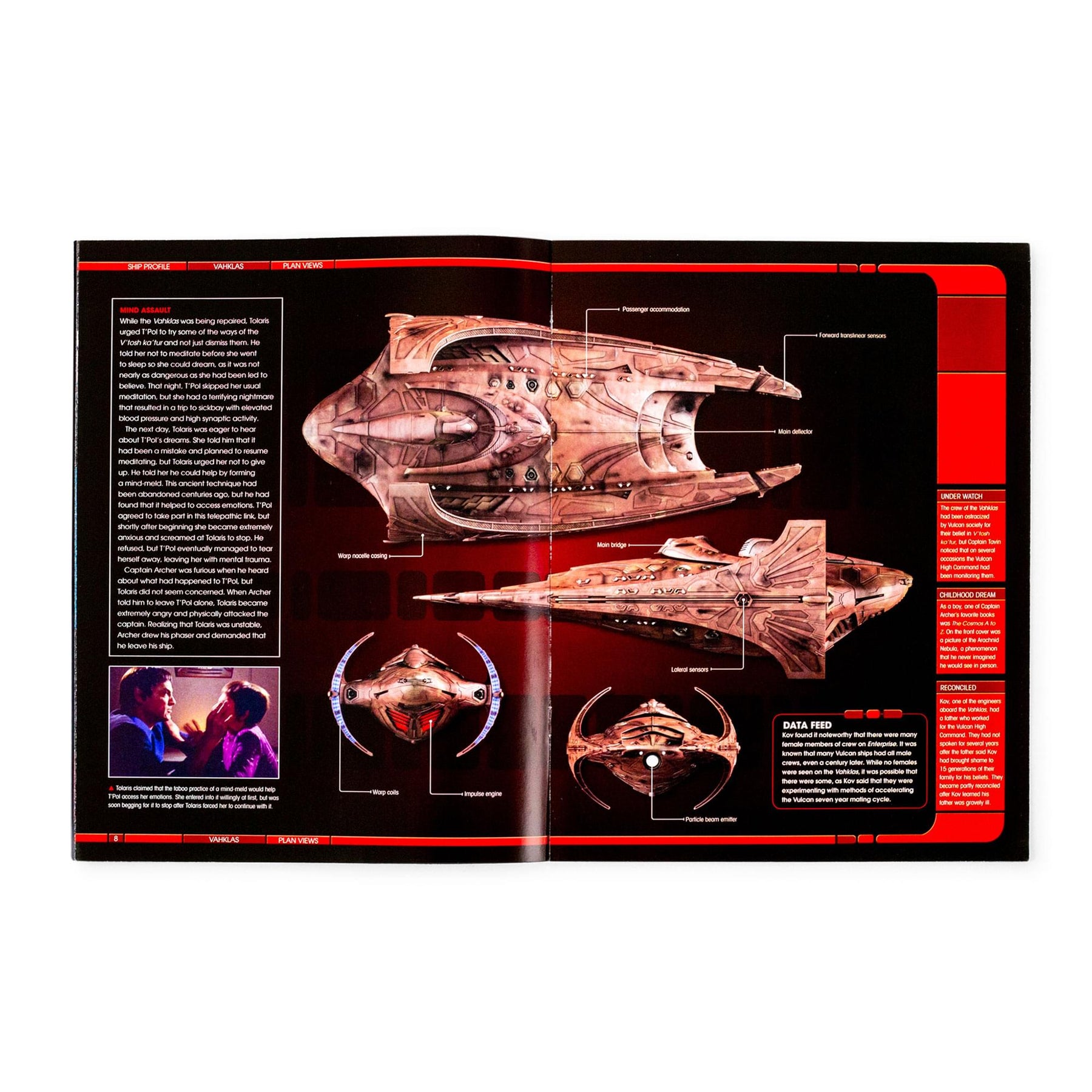 Eaglemoss Star Trek Starships Vulcan Vahklas Magazine | Issue #88
