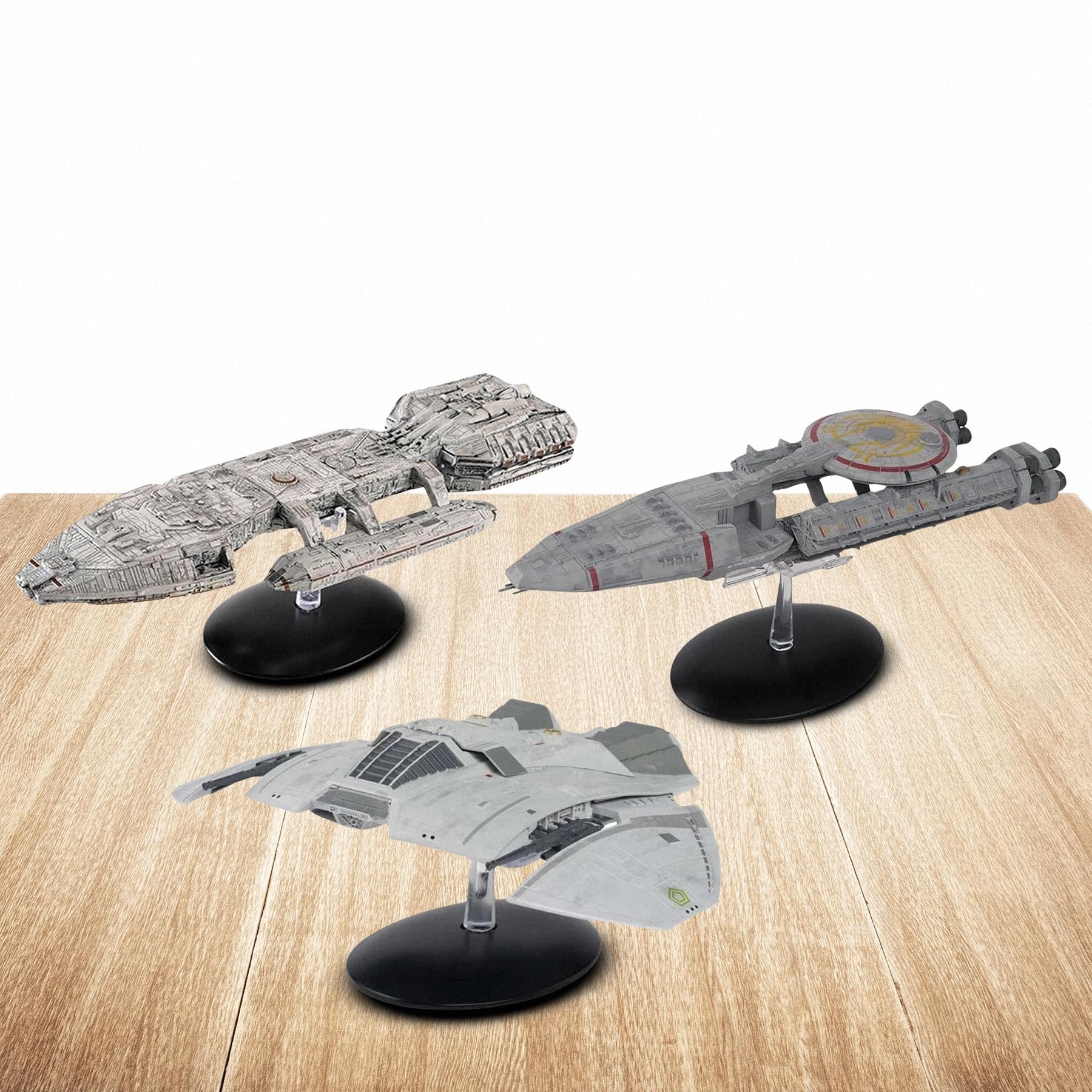 Eaglemoss Battlestar Galactica Ship Replica Set of 3 New Original Packaging