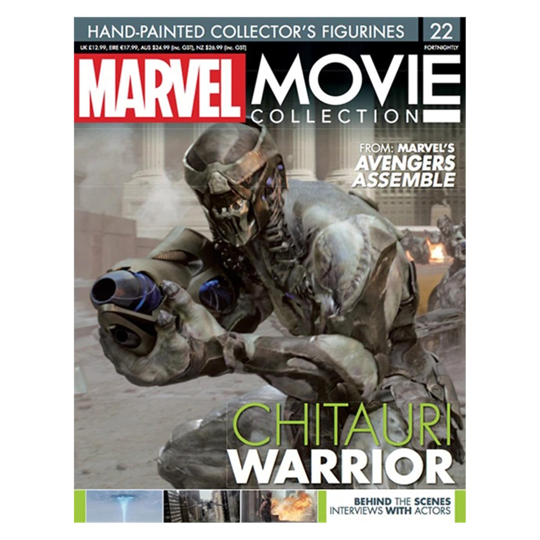 Eaglemoss Marvel Movie Collection Magazine Issue #22 Chitauri Warrior