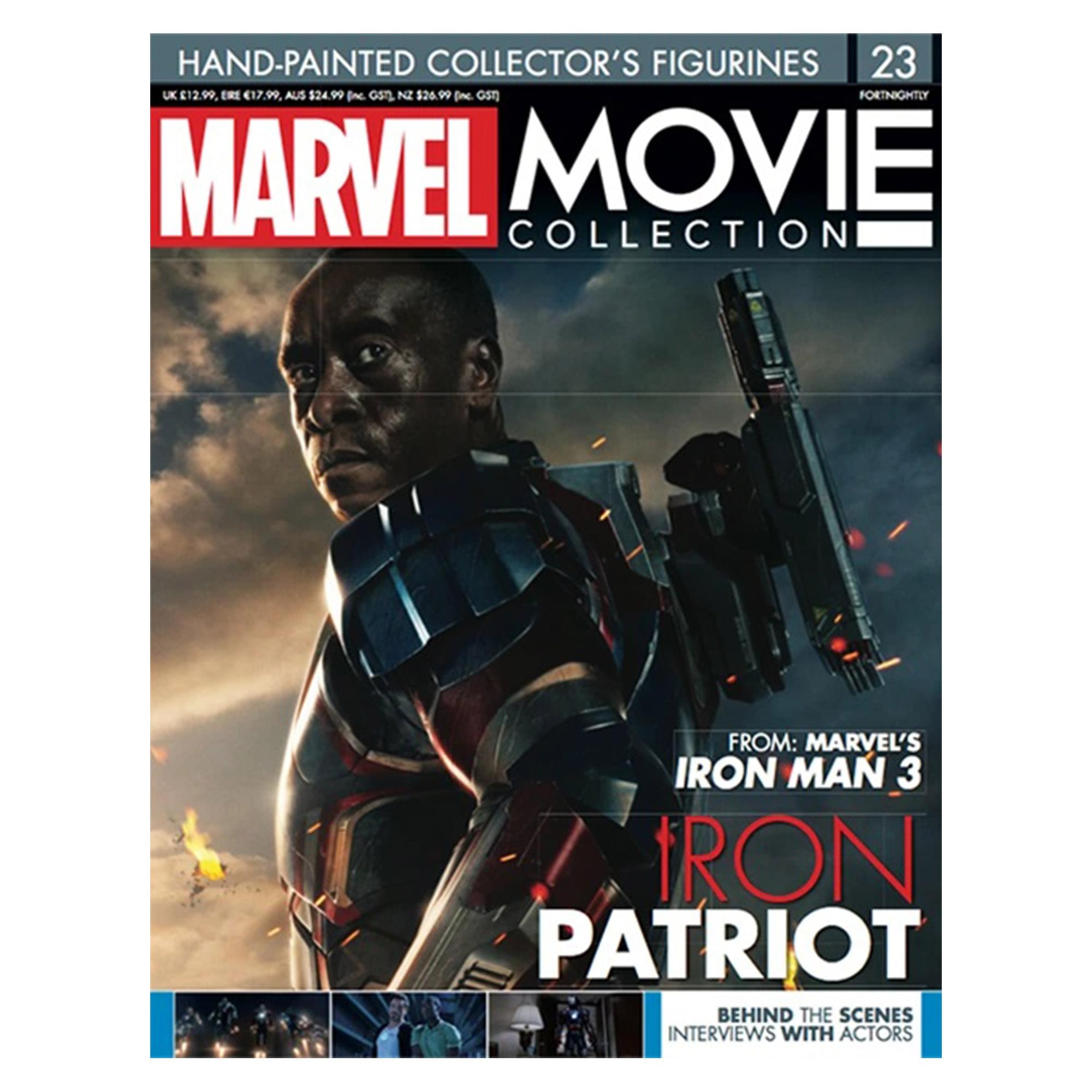 Figurine Iron Patriot / Iron Man 3 – Eaglemoss Marvel Movie Collection 1/16