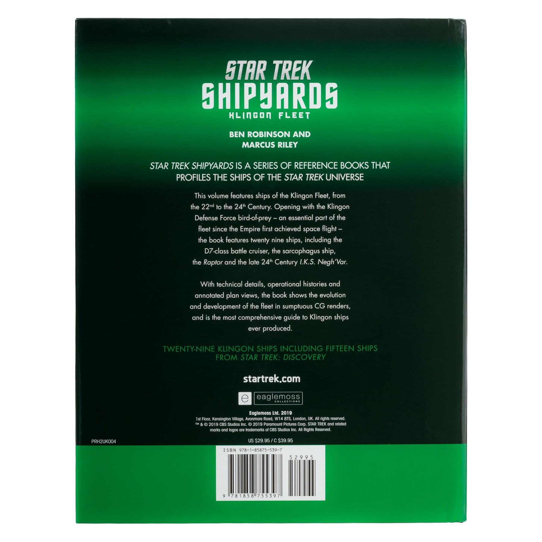 Eaglemoss Star Trek Shipyards Book | The Klingon Fleet