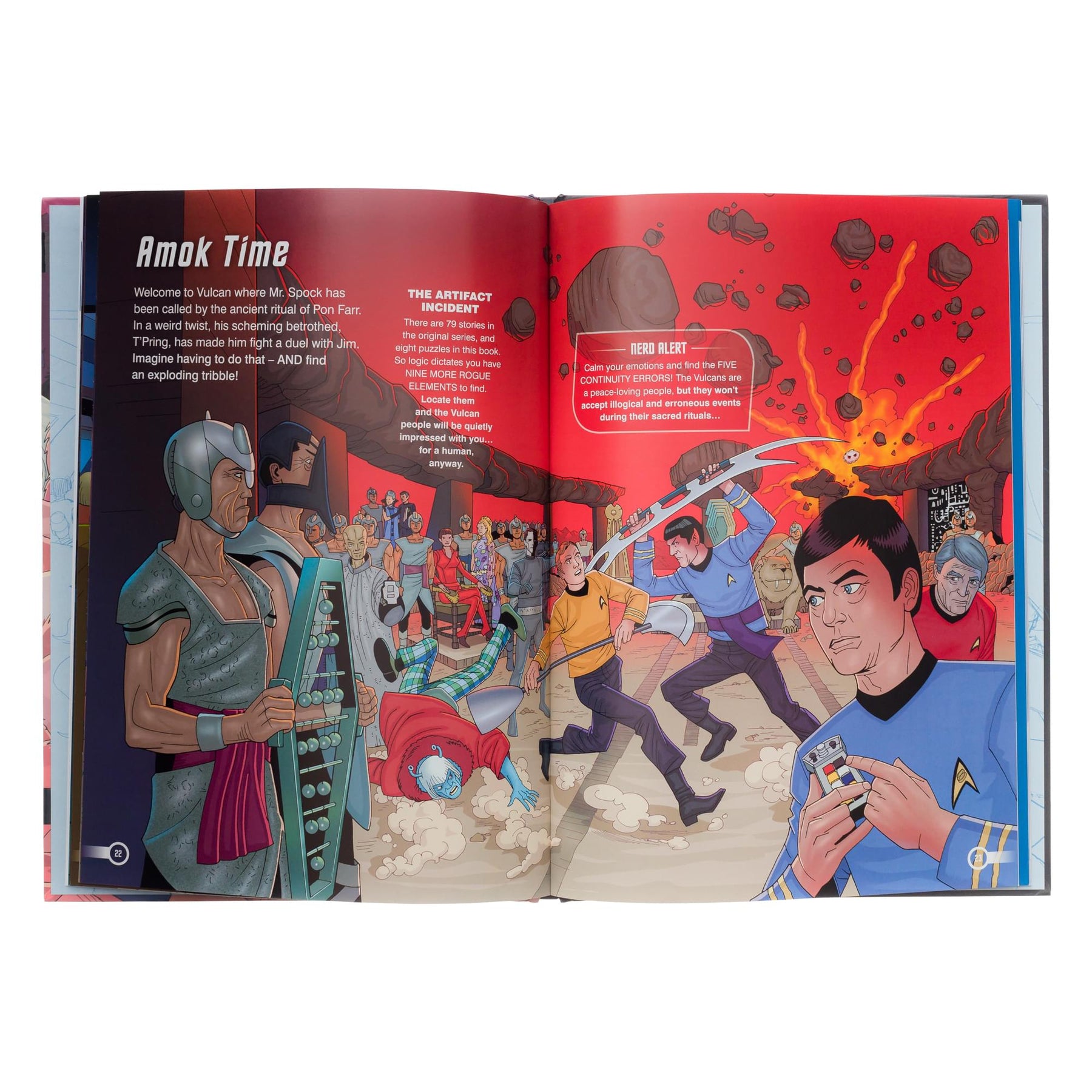 Eaglemoss Star Trek The Original Series Quibbles With Tribbles Nerd Search Book