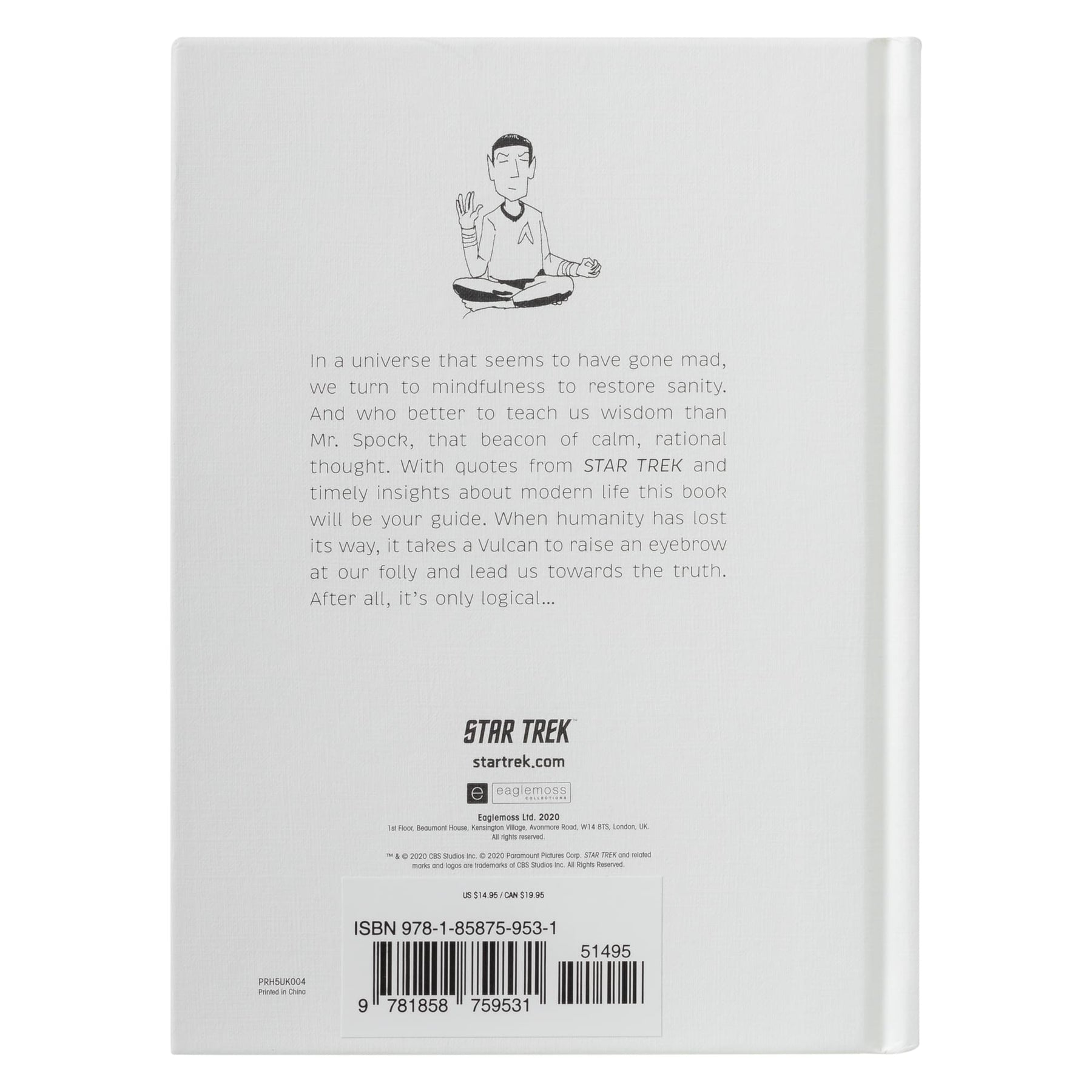 Eaglemoss Mr Spock?S Little Book Of Mindfulness