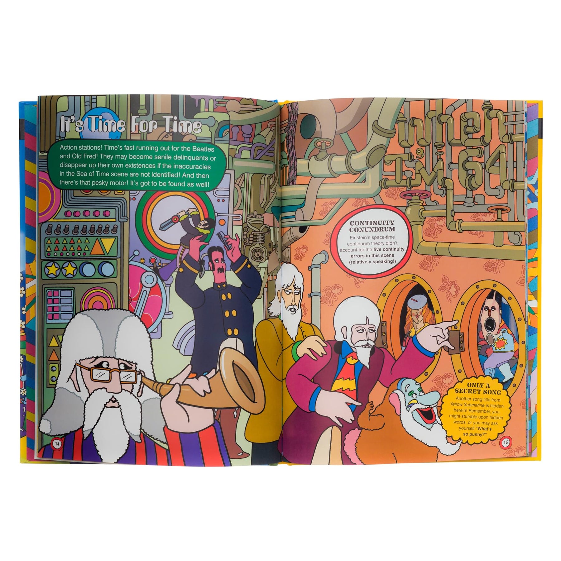 Eaglemoss The Beatles Yellow Submarine Nerd Search Book