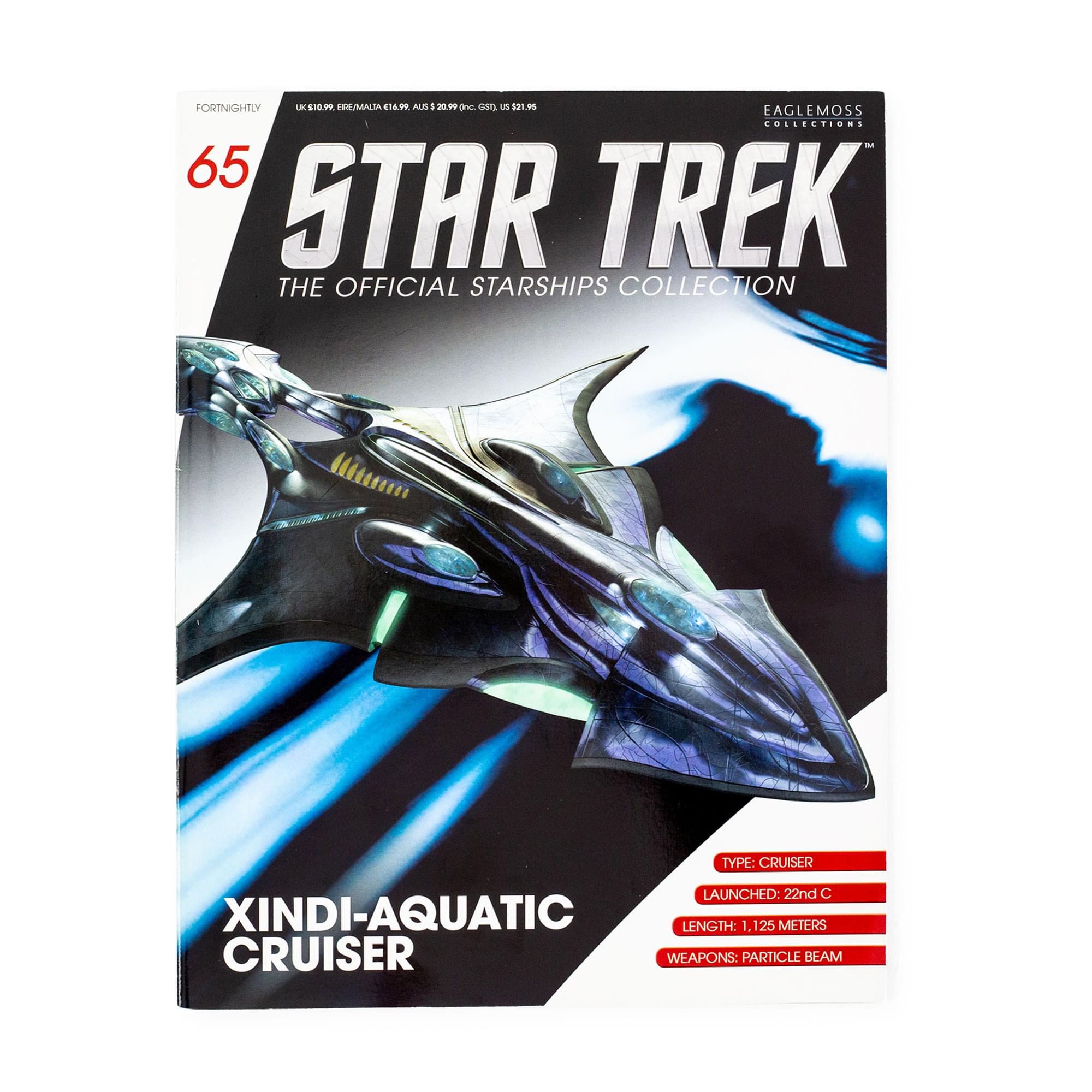 Star Trek Starships Xindi-Aquatic Cruiser Magazine | Free Shipping