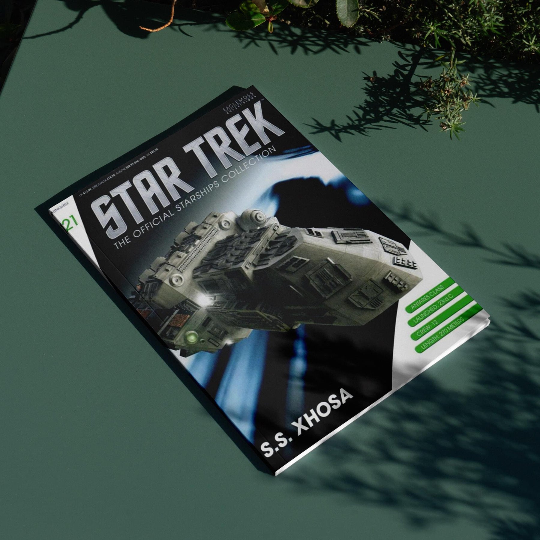 Eaglemoss Star Trek Starships SS Xhosa Magazine