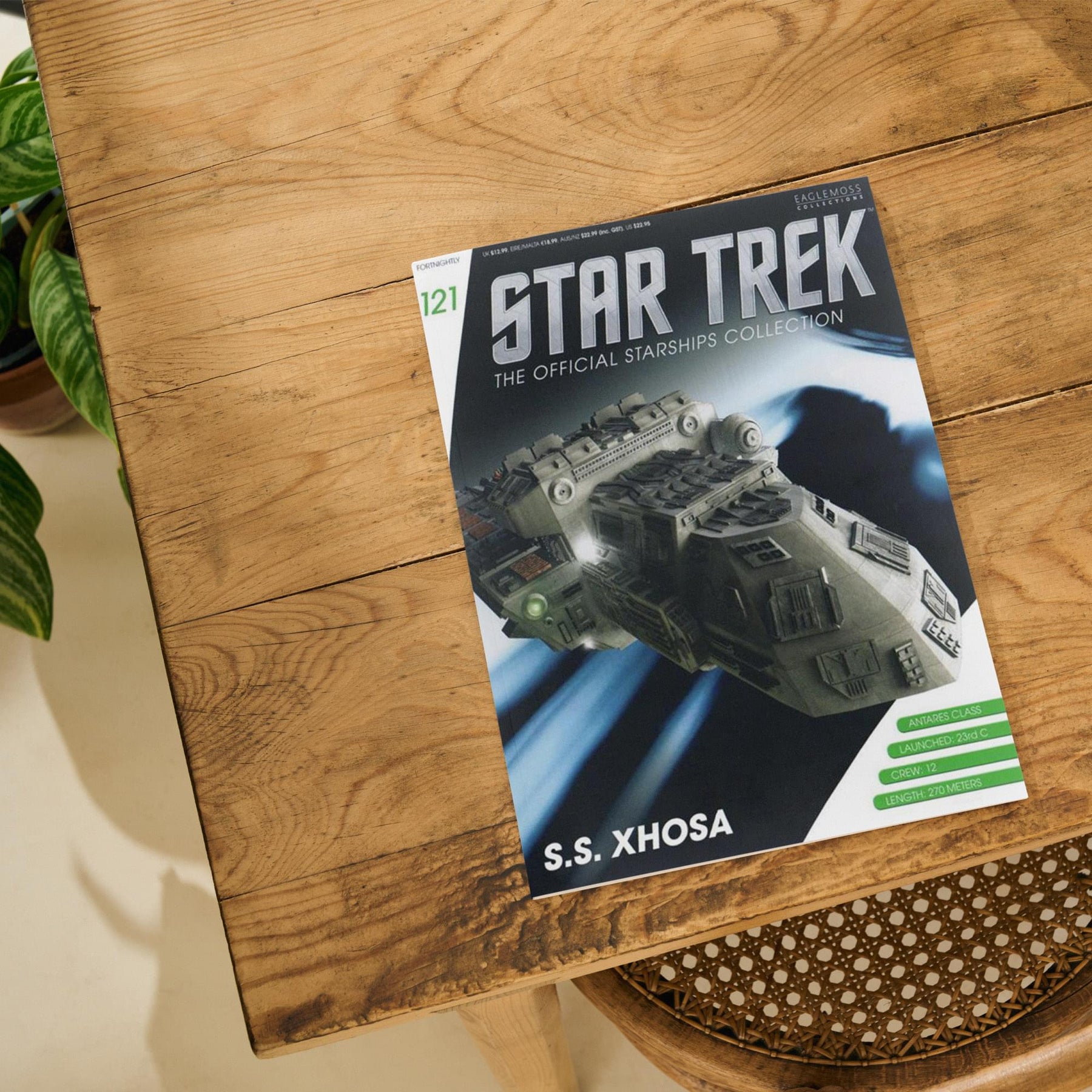 Eaglemoss Star Trek Starships SS Xhosa Magazine