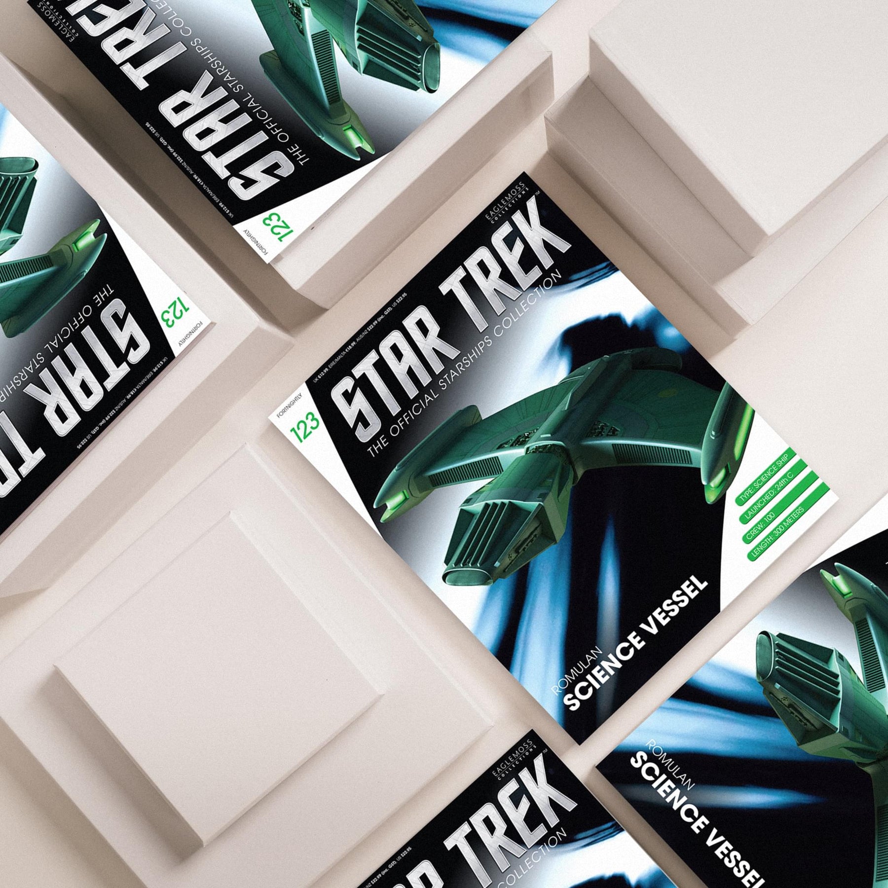 Eaglemoss Star Trek Starships Romulan Science Vessel Magazine