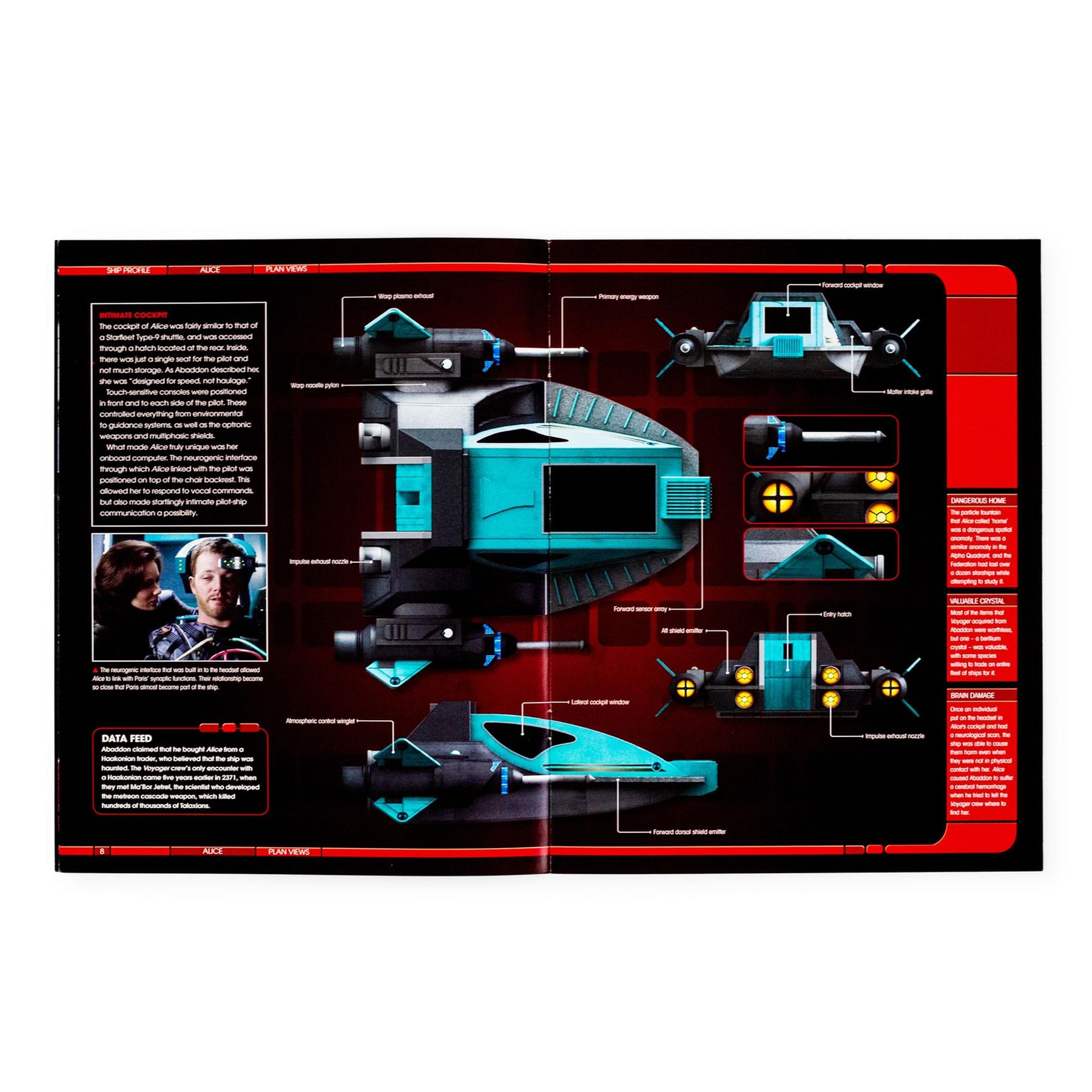 Eaglemoss Star Trek Starships Alice Shuttlecraft Magazine