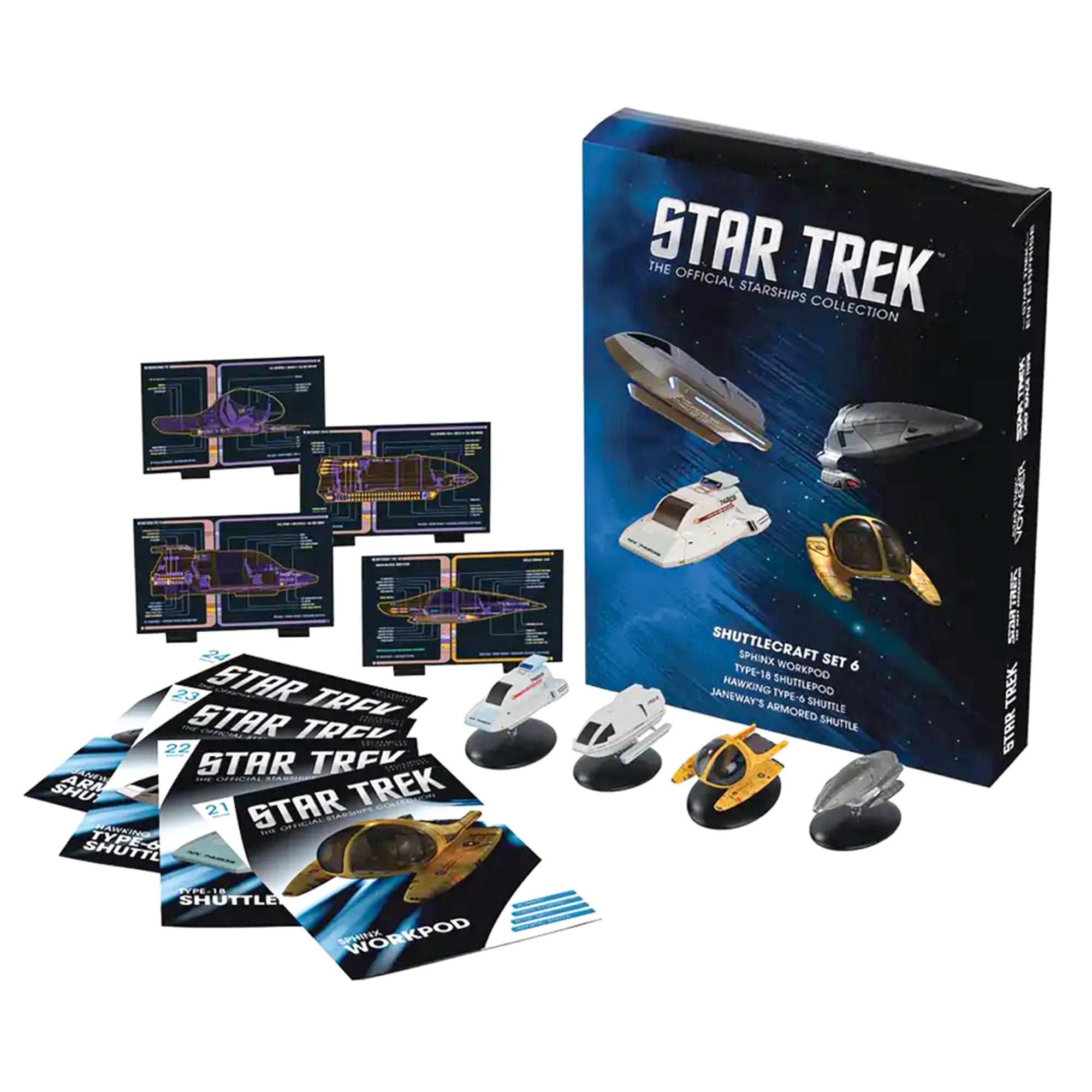 Star Trek Ship Replica | Shuttle Set of 4 | Free Shipping