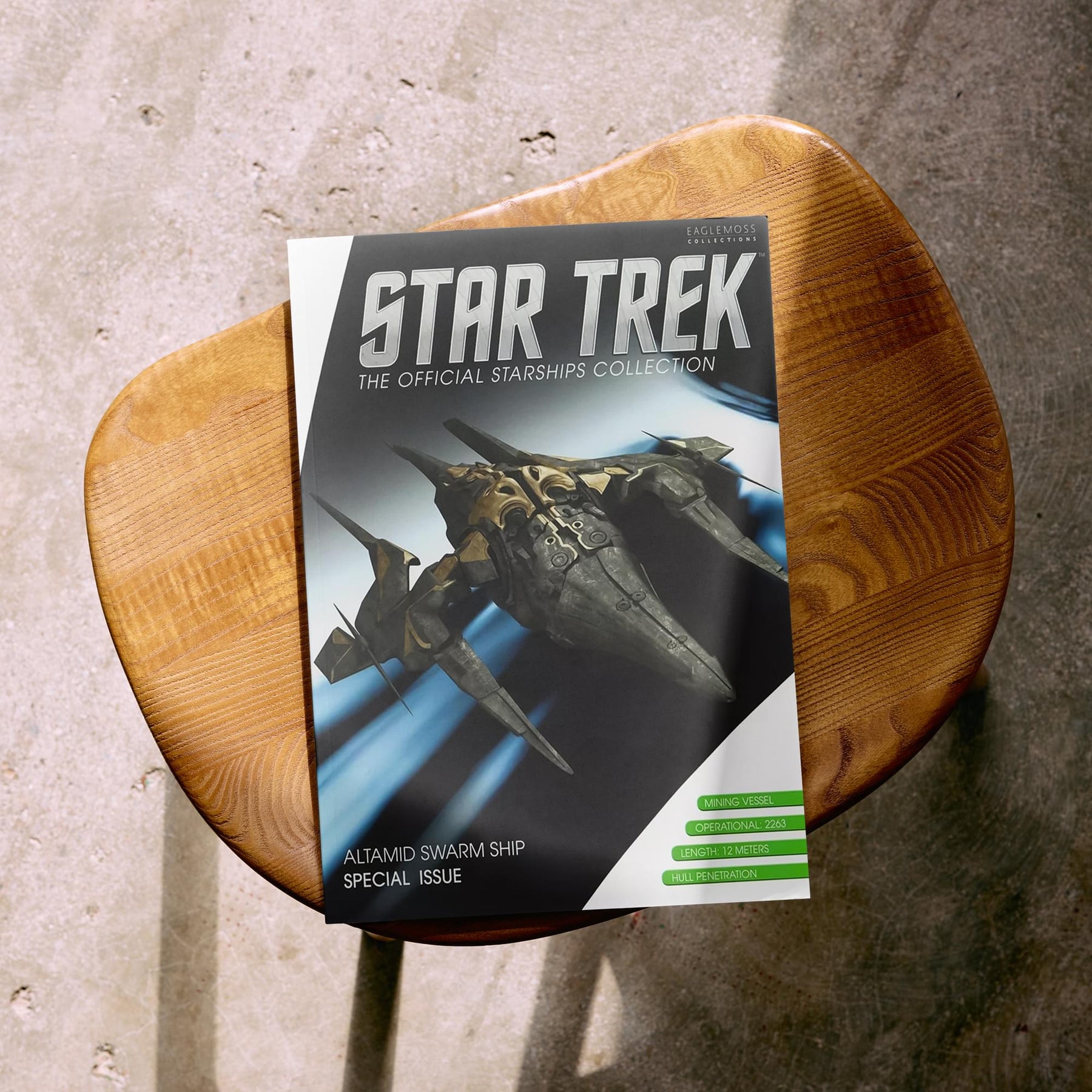 Eaglemoss Star Trek Starships Altamid Swarm Ship Magazine