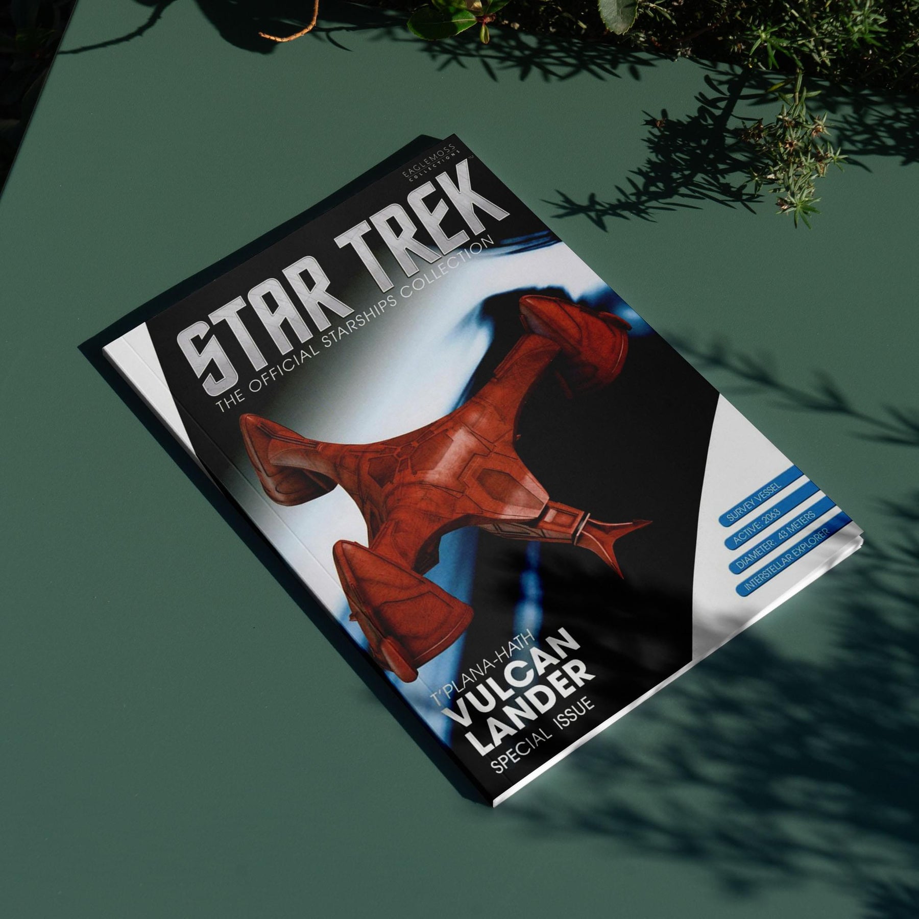 Eaglemoss Star Trek Starships Vulcan Lander (The TPlana Hath)Magazine