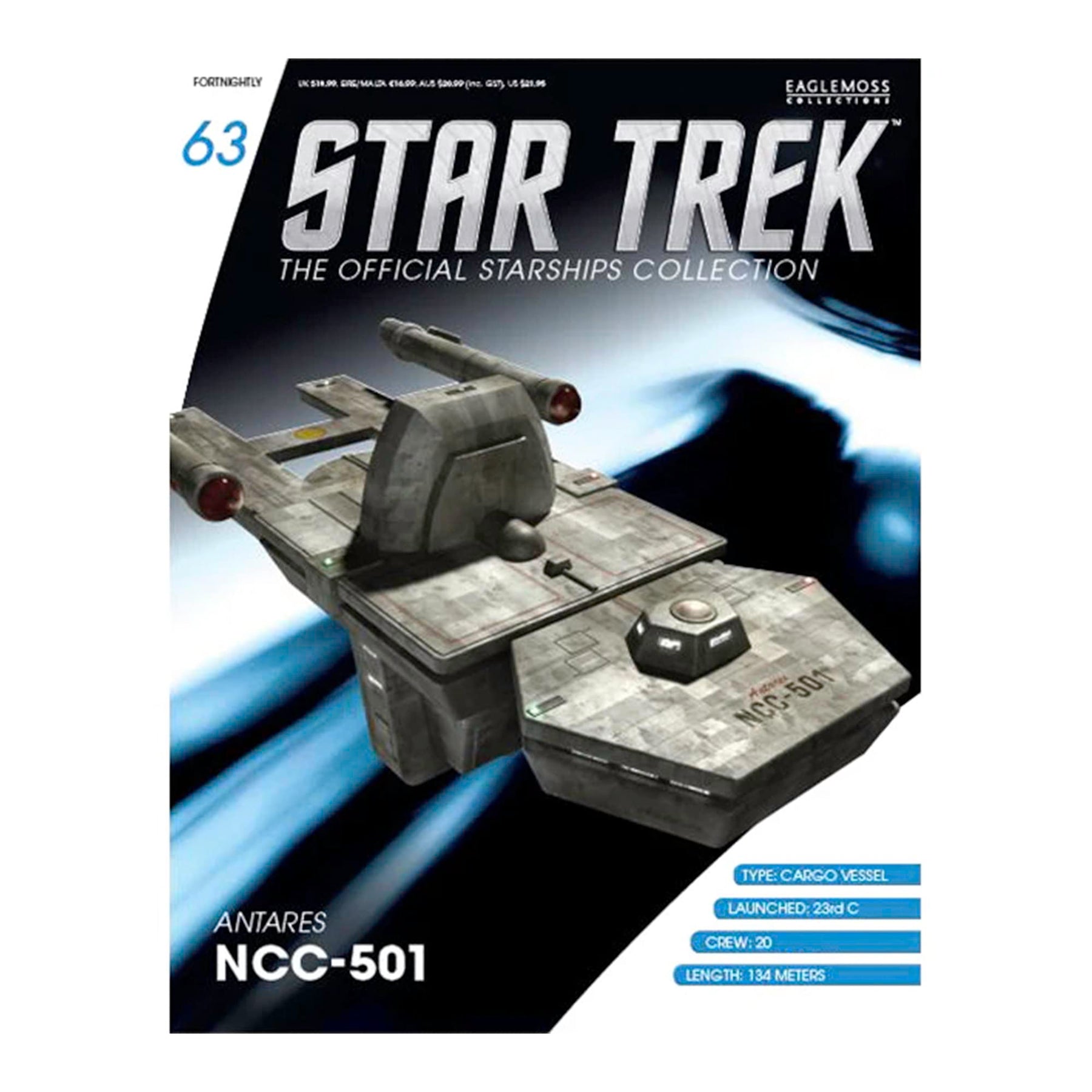 Eaglemoss Star Trek Starship Replica | Antares NCC-501 #63