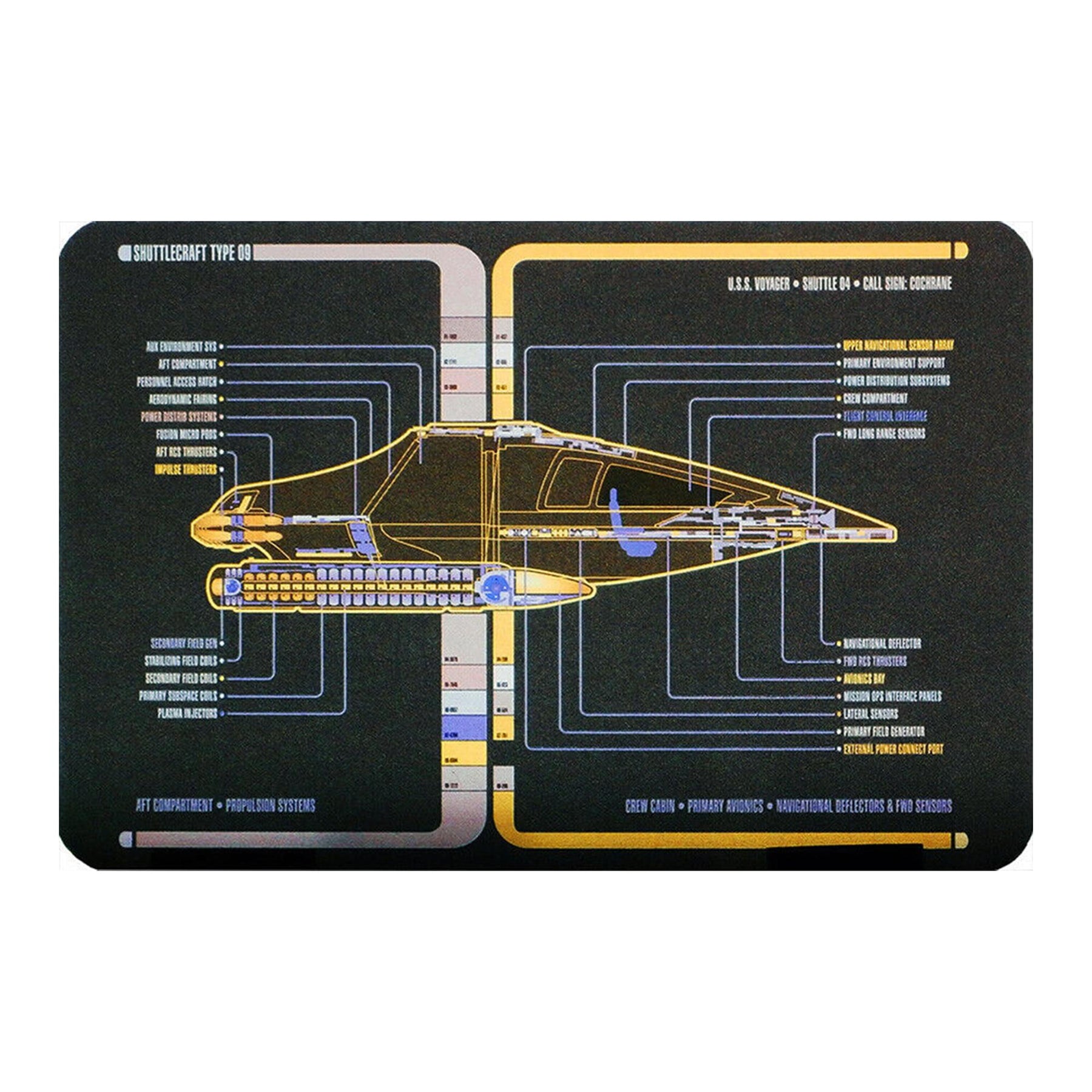 Eaglemoss Star Trek StarShip Replica | Shuttlecraft Cochrane (NCC-7465)
