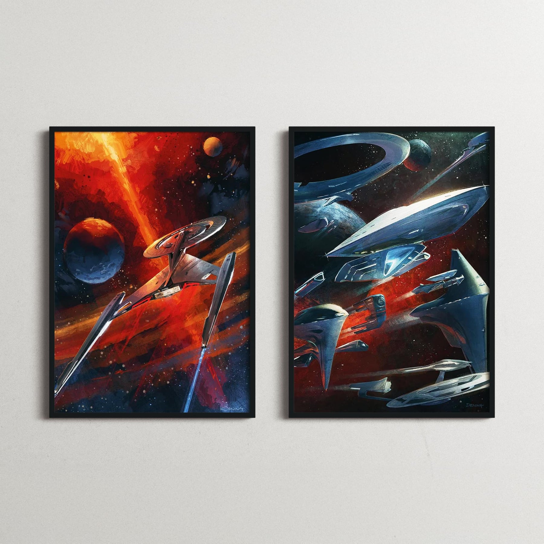 Eaglemoss Star Trek Picard Universe Giclee Print 2-Pack