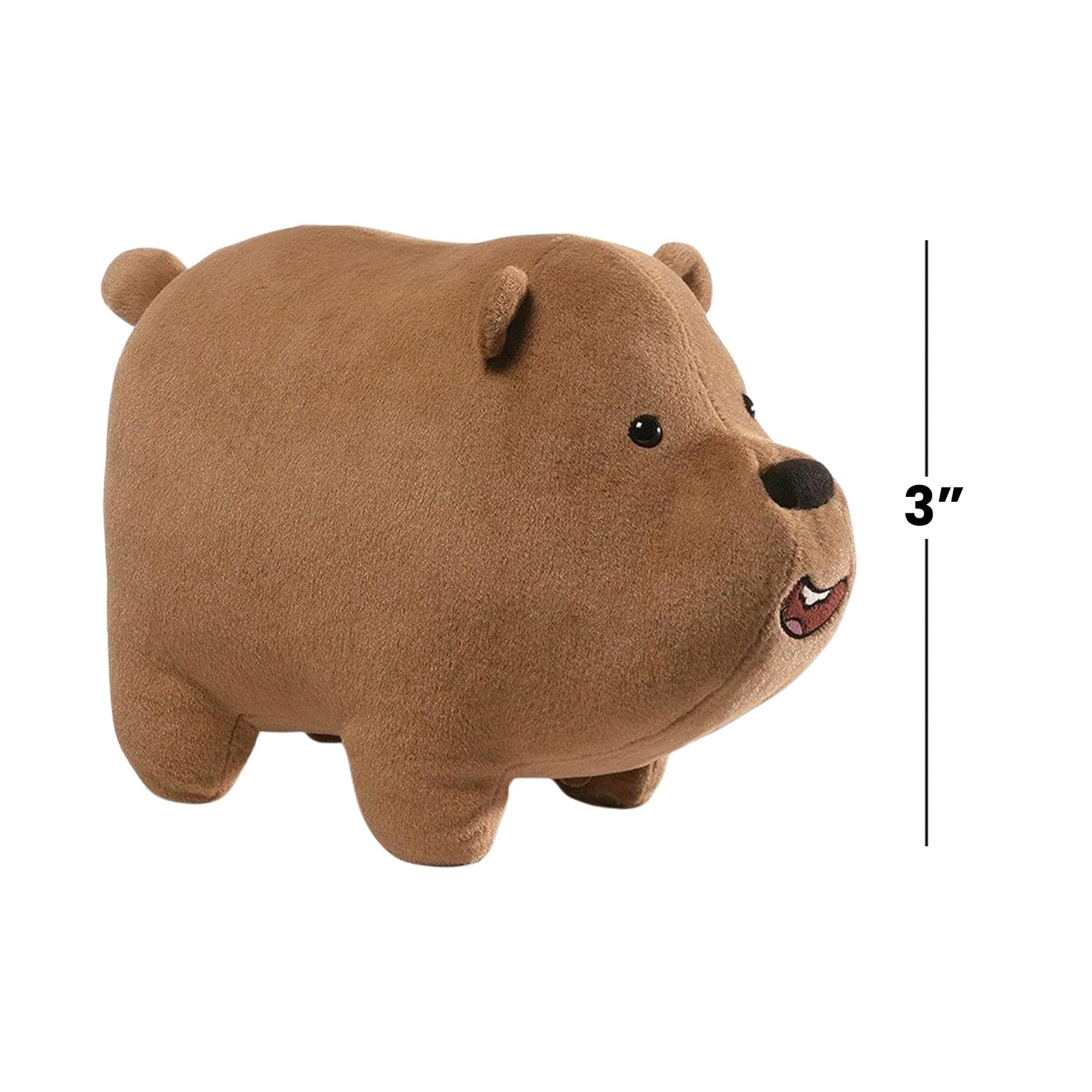 We Bare Bears Mini Plush 3" Grizz