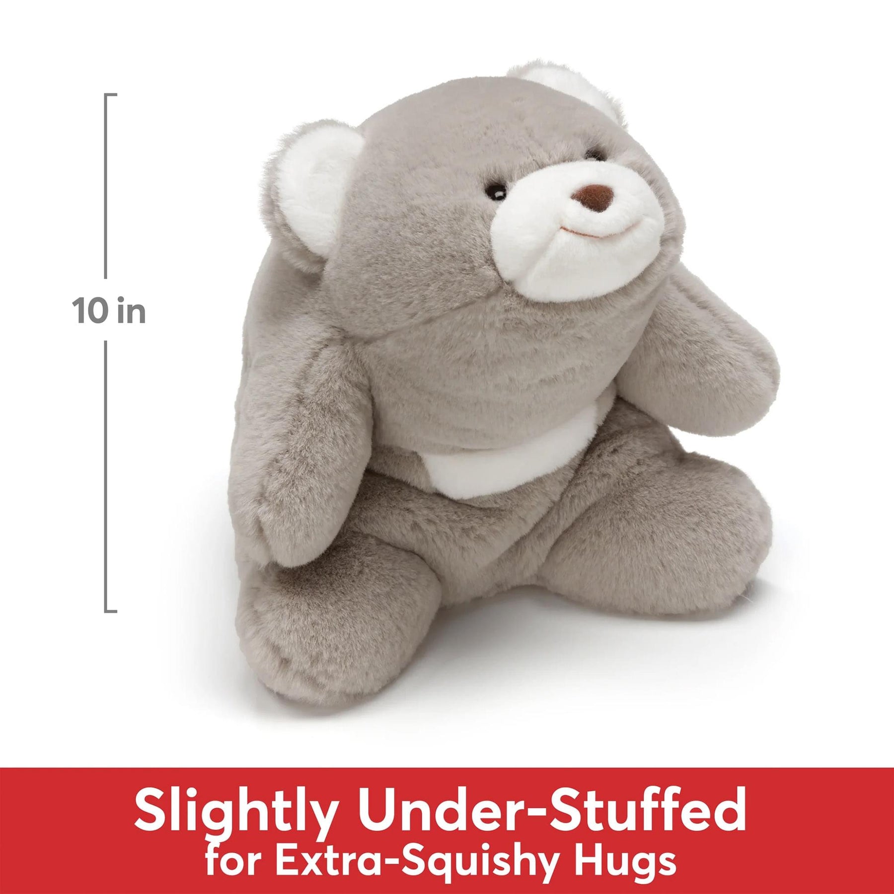 Snuffles the Teddy Bear 10-Inch Plush Toy | Gray