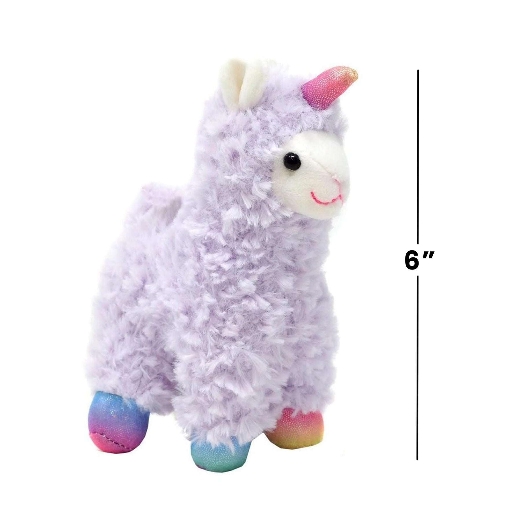 Llamacorn 6 Inch Collectible Plush w/ Sound - Purple