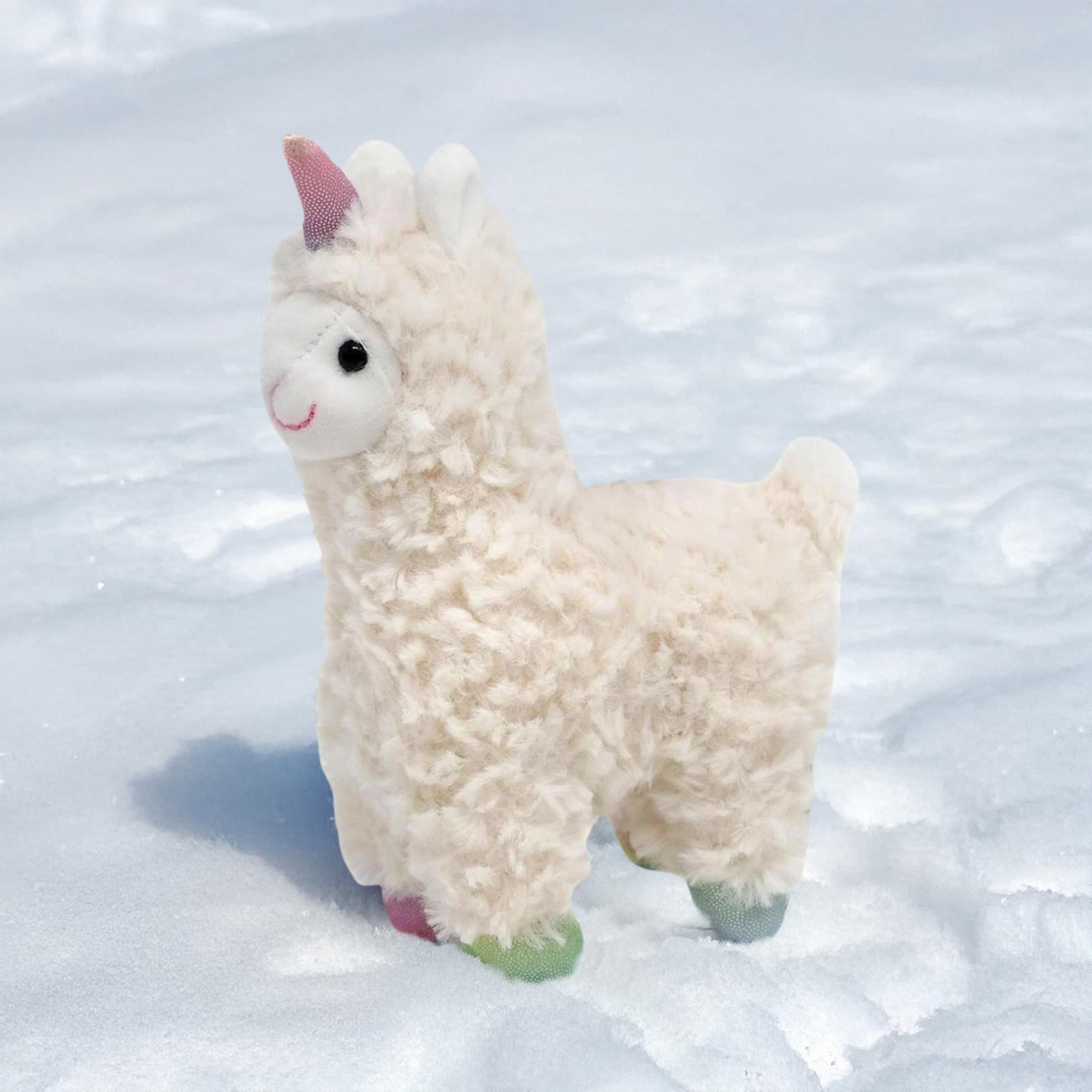 Llamacorn 6 Inch Collectible Plush w/ Sound - White